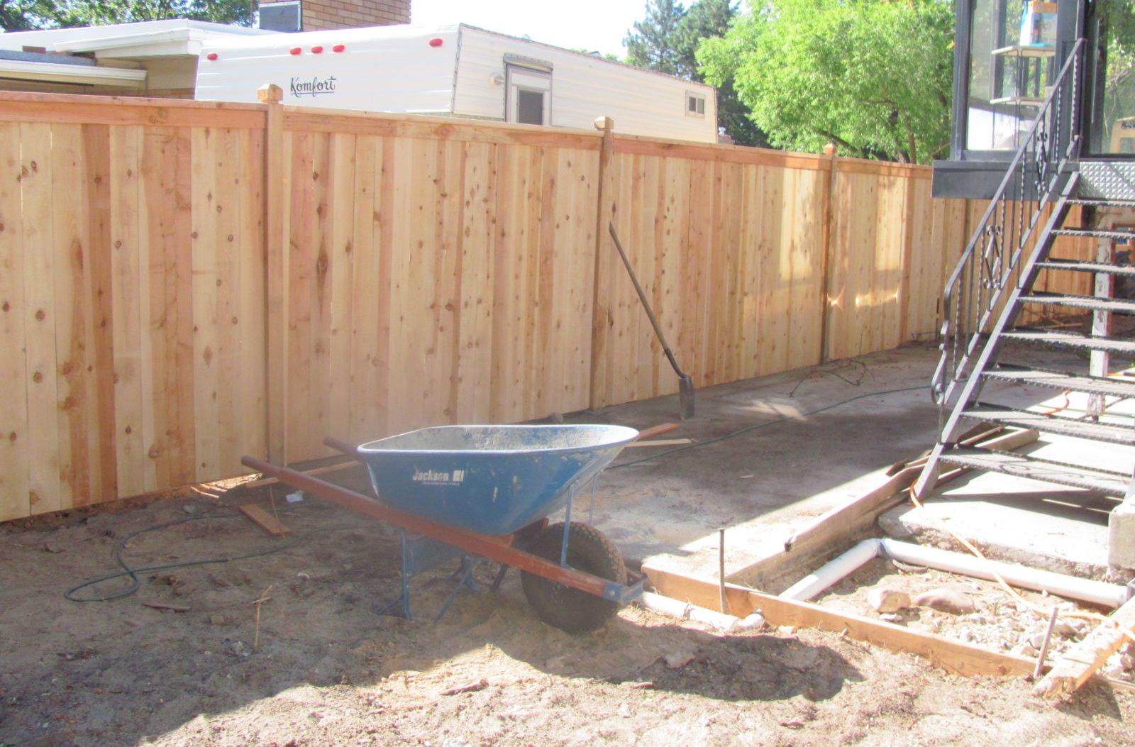 Cedar With Beveled Post