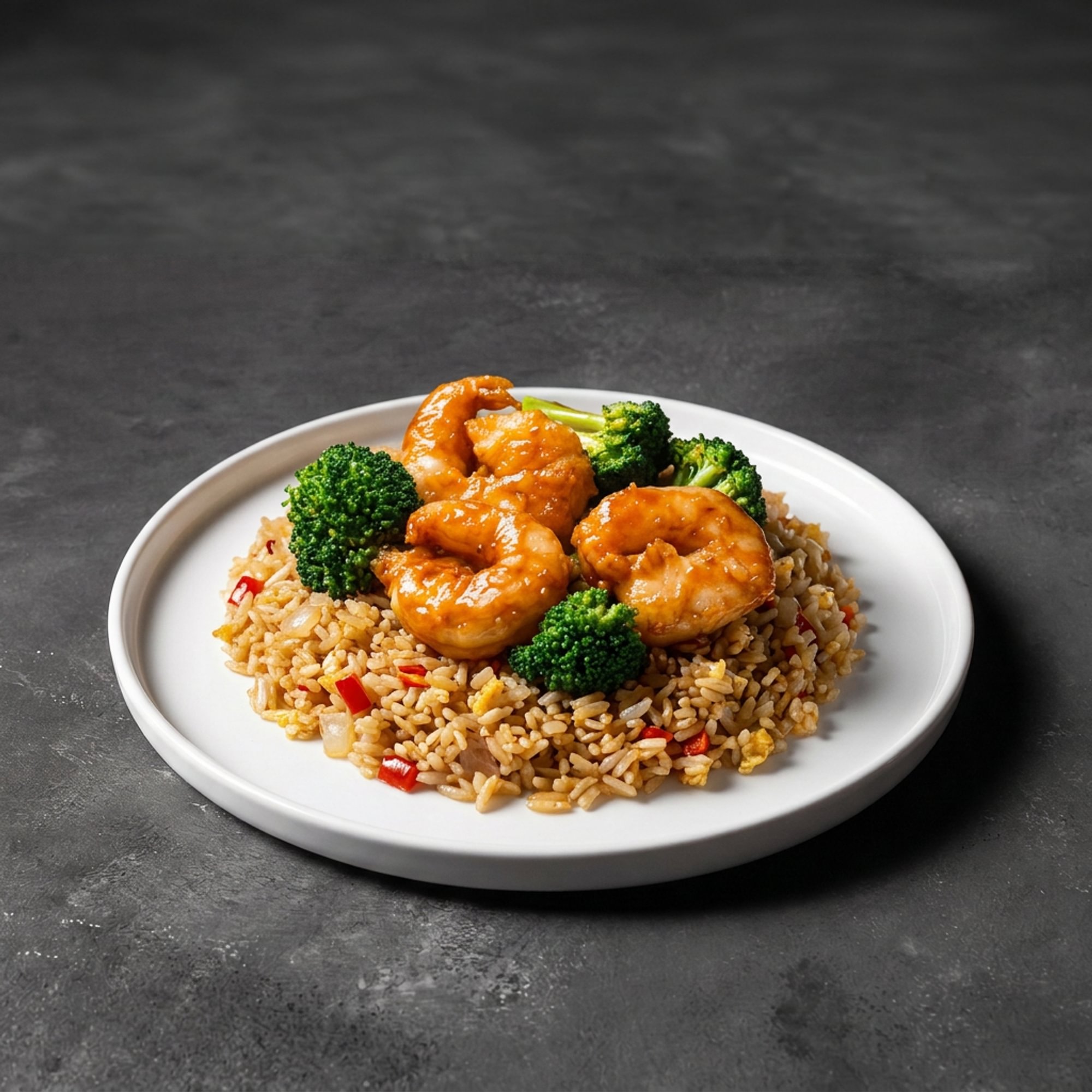 Broccoli w/Shrimp (Dinner Combo)