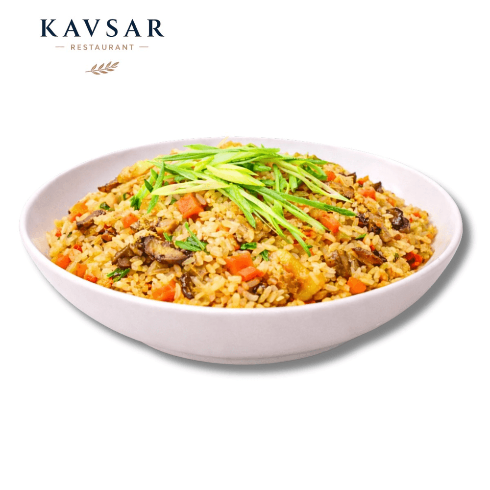 Vegetarian Plov with Mushrooms