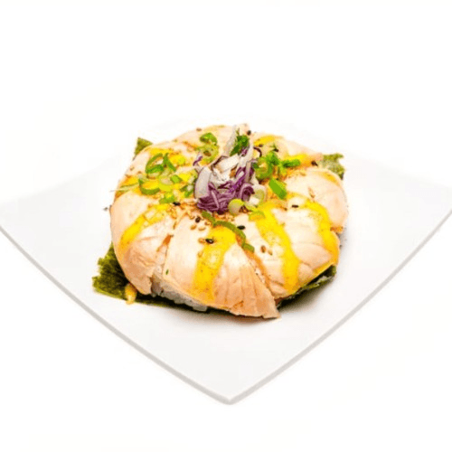 Seared Salmon Sushi Donut