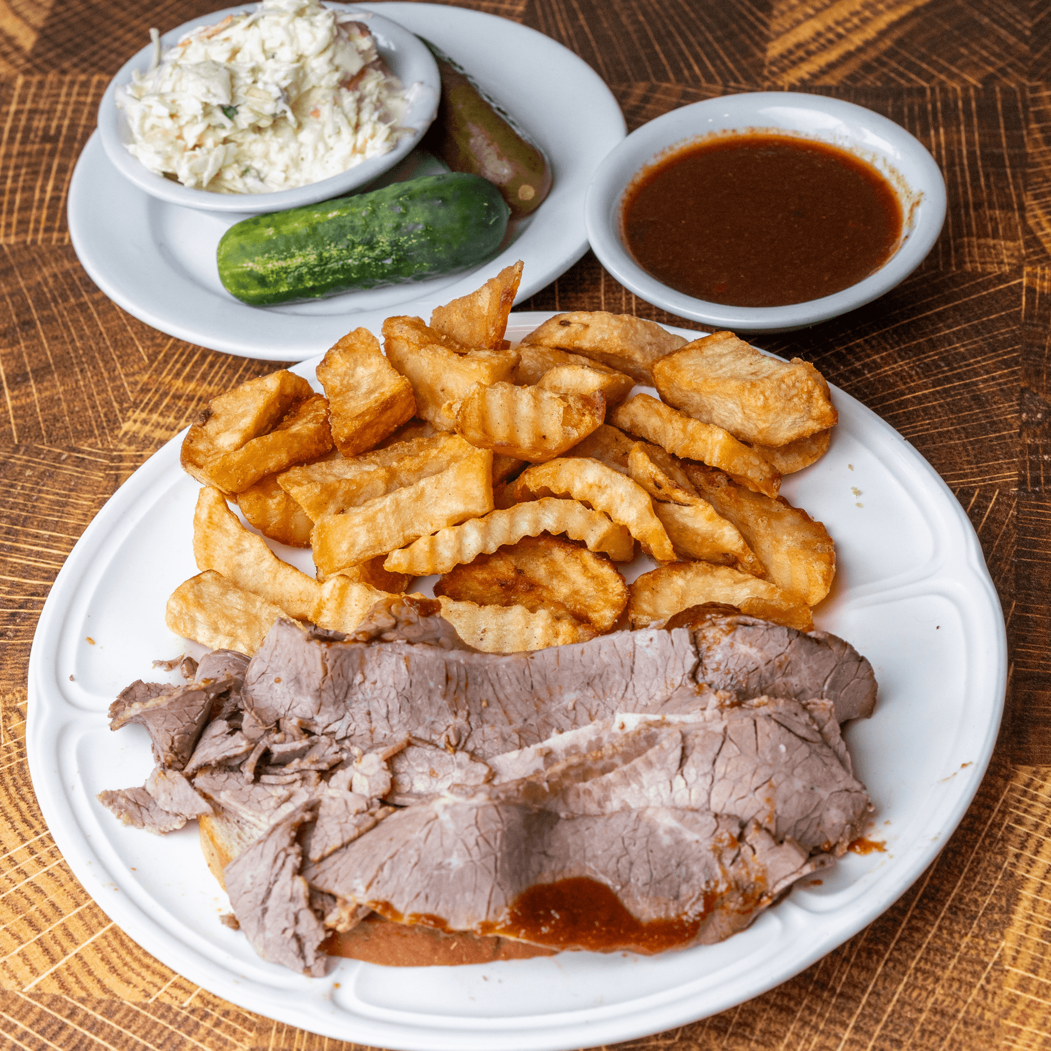Hot Open Brisket Of Beef With Gravy