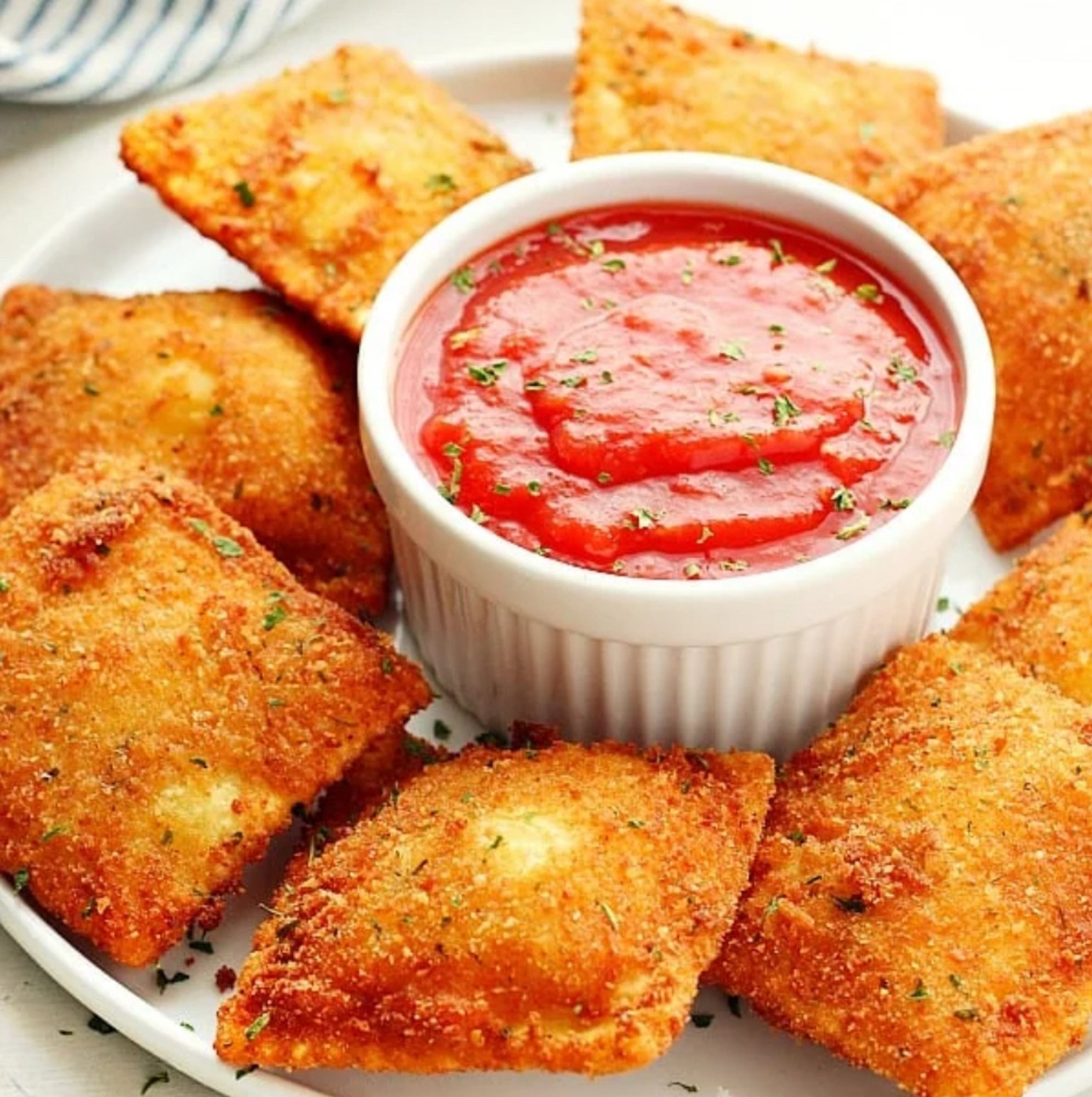 Fried Cheese Ravioli