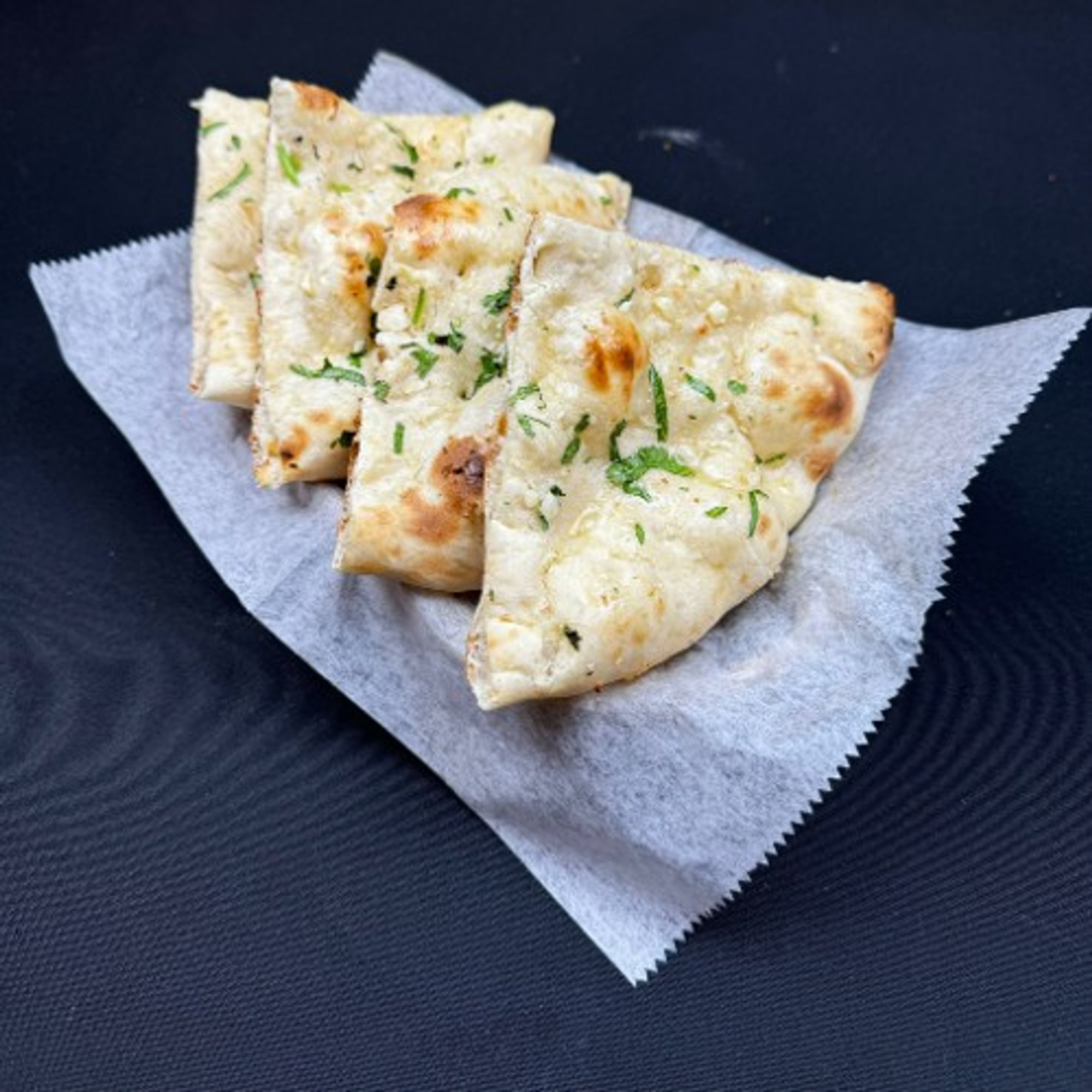Vegetarian Garlic Naan