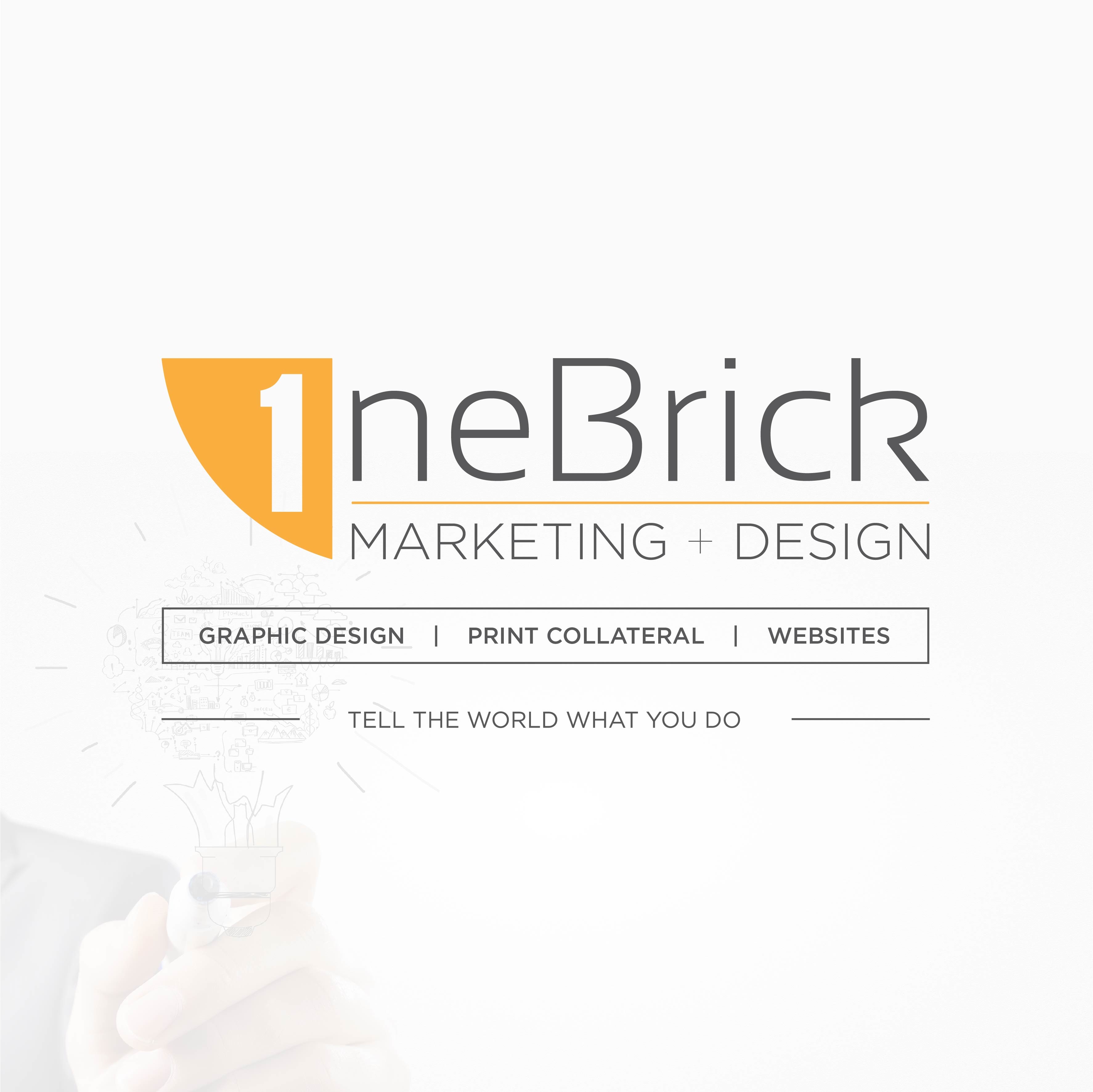 1neBrick Marketing + Design Logo