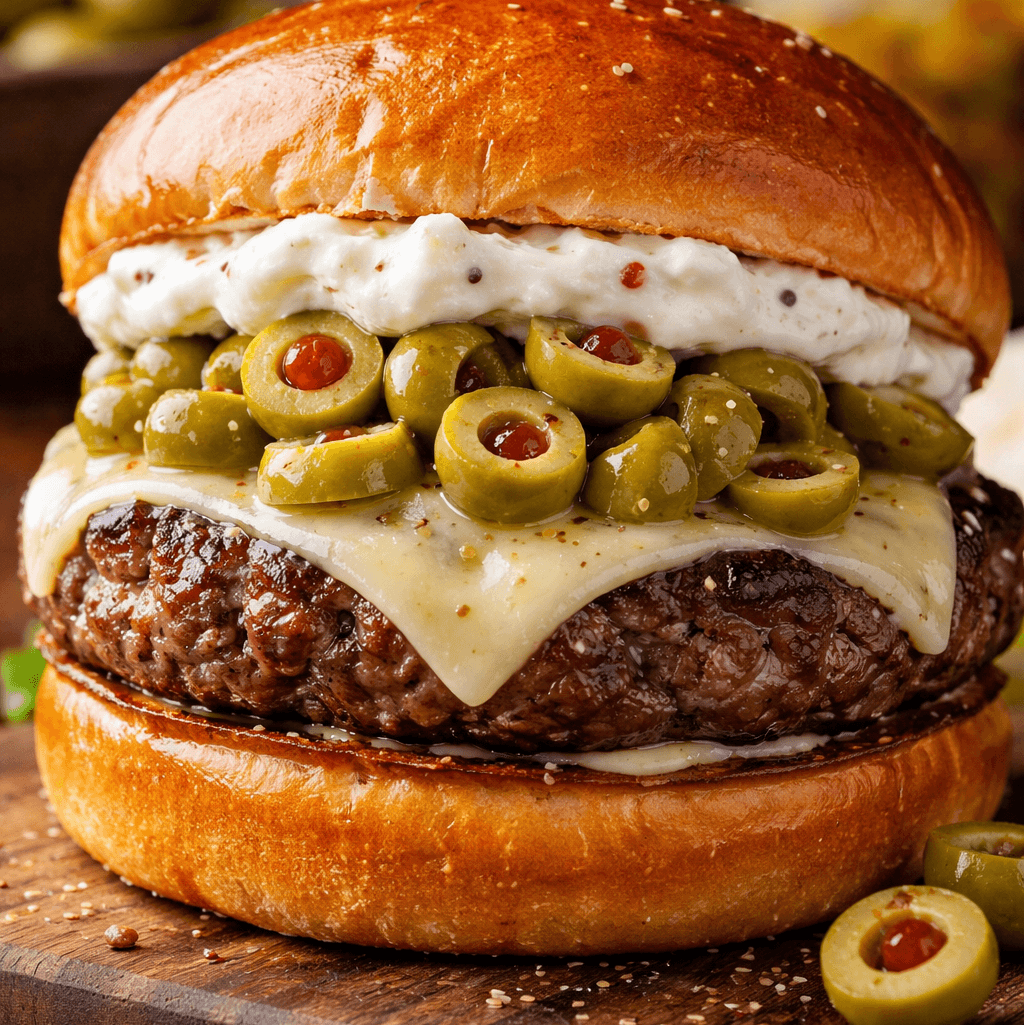 The Olive Throne Burger