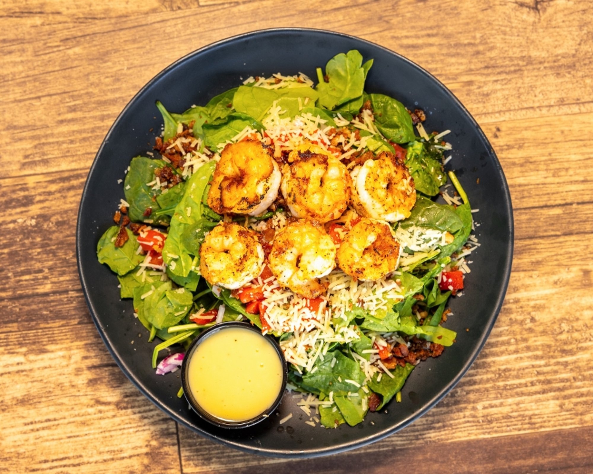Shrimp and Spinach Salad