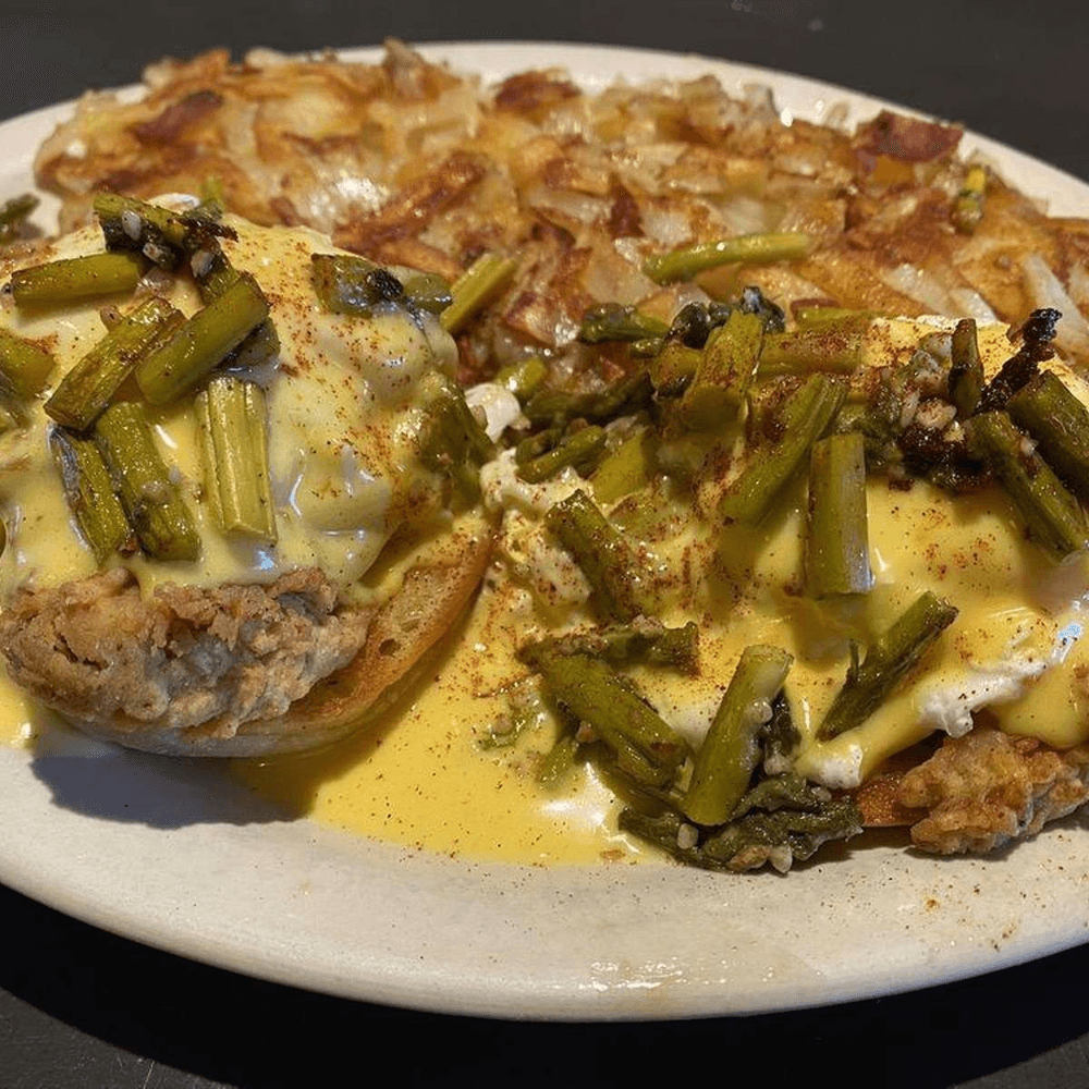 Snob Special Soft Shell Crab Benedict
