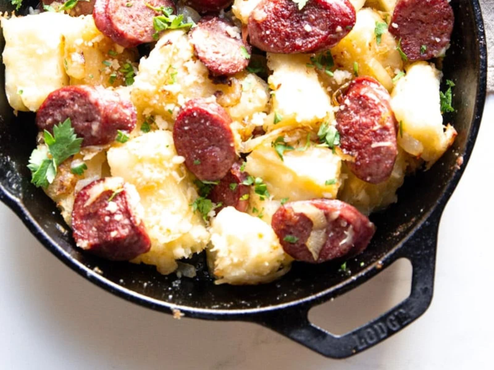 Brazilian Sausage w/ fried yuca