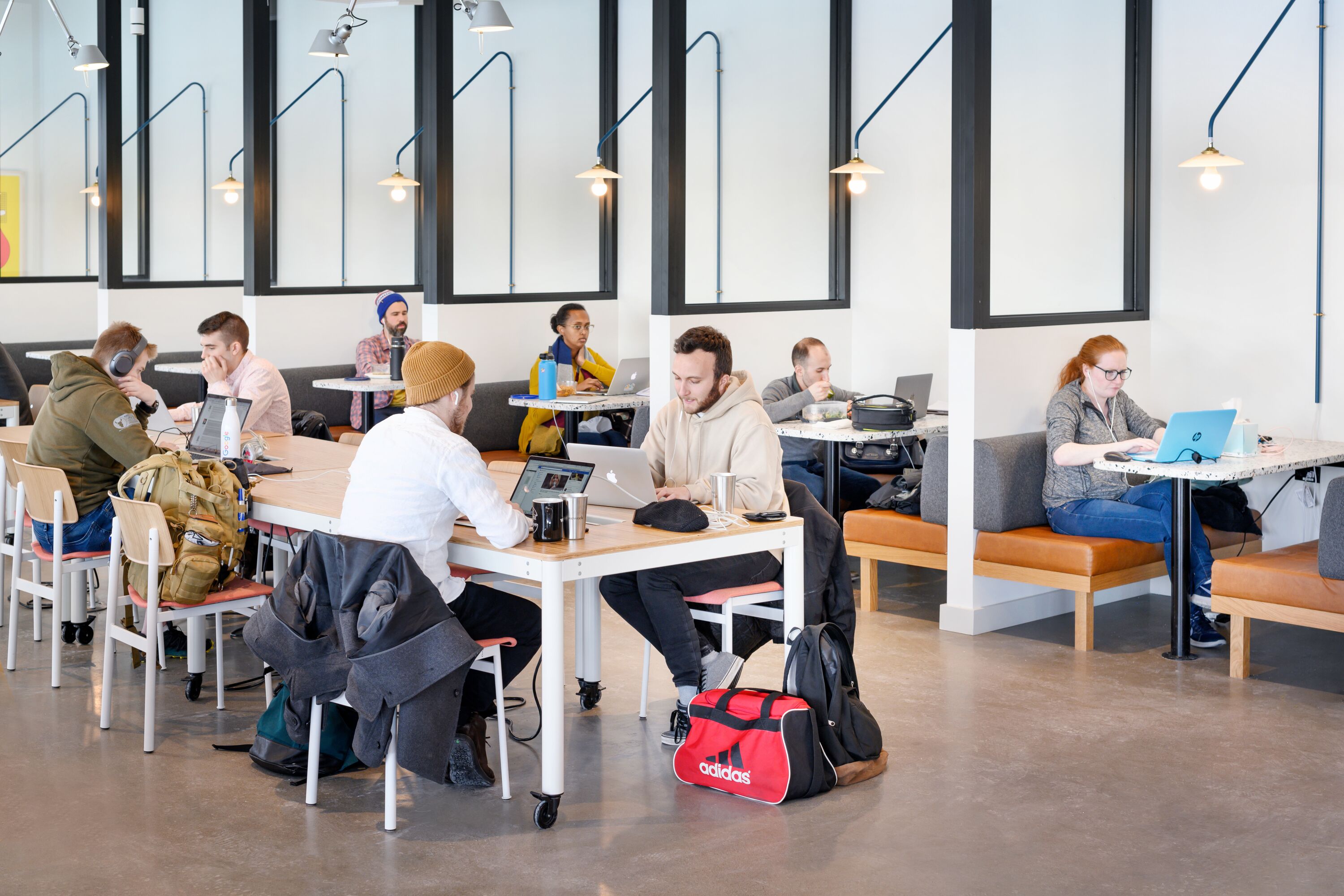 Example shown: Hot Desk Area