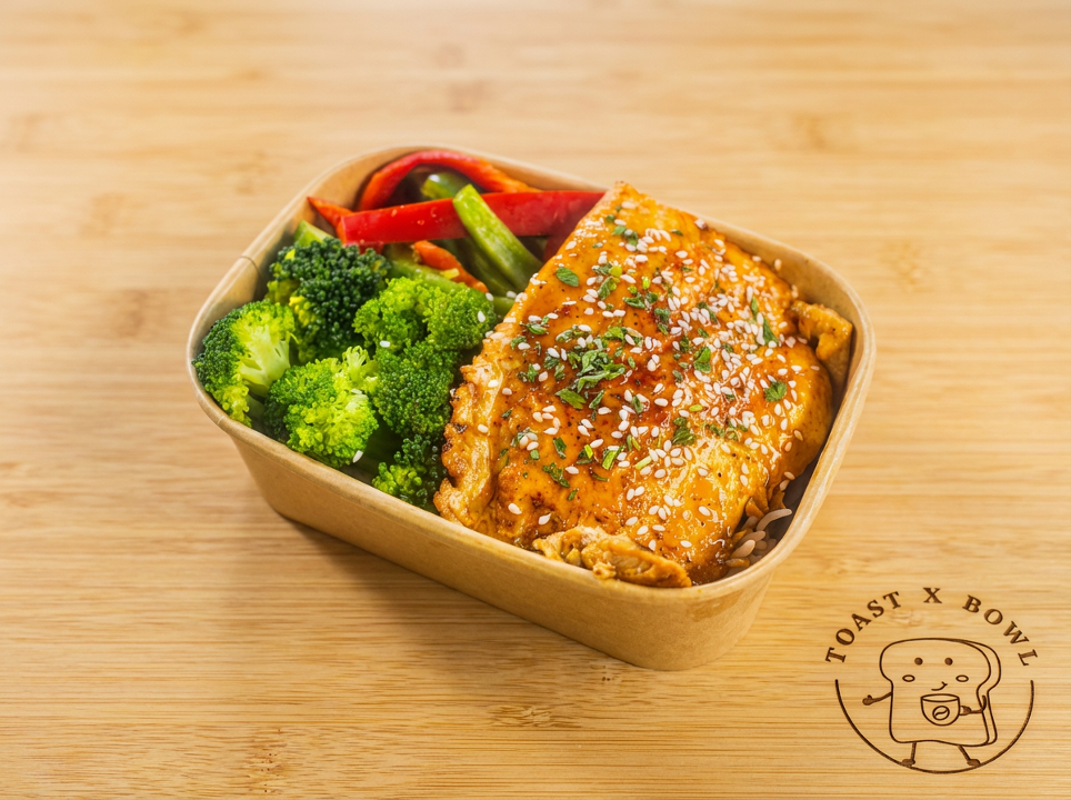 Teriyaki Salmon Rice Bowl