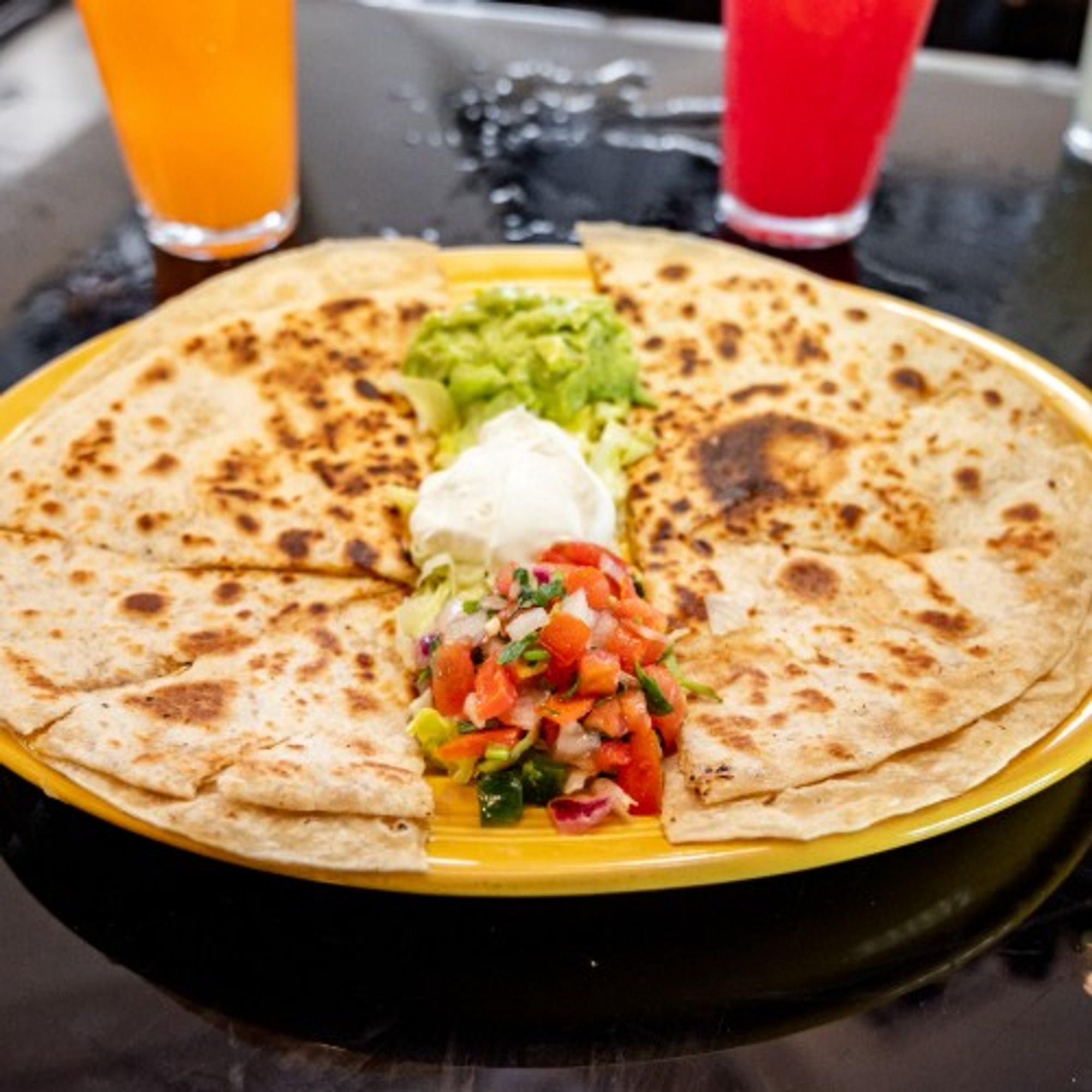 Three Quesadillas