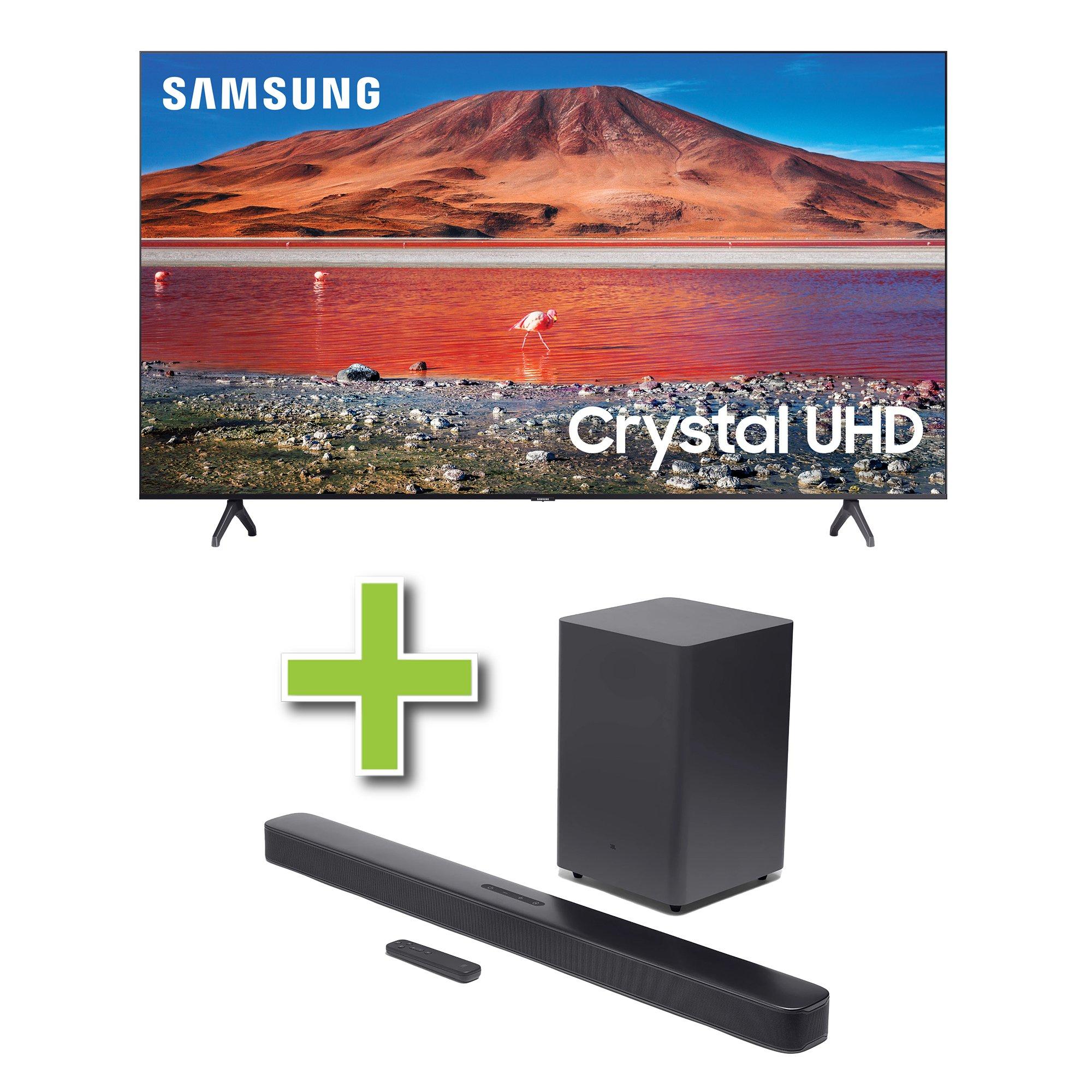 50" Samsung 4K Ultra HD Smart TV & JBL 2.1 ch Soundbar