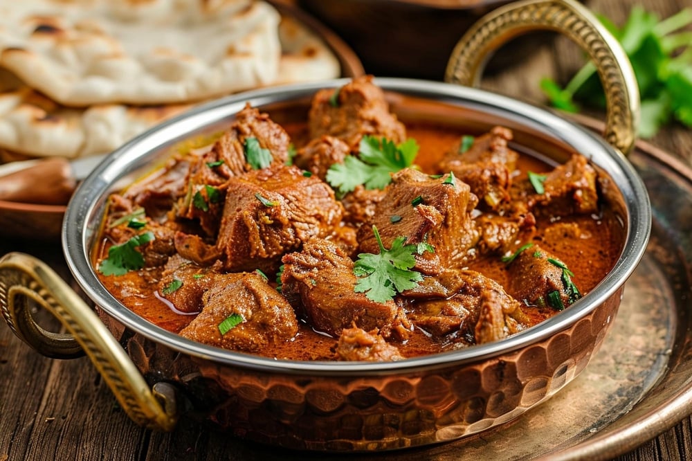 Kadai Goat Curry