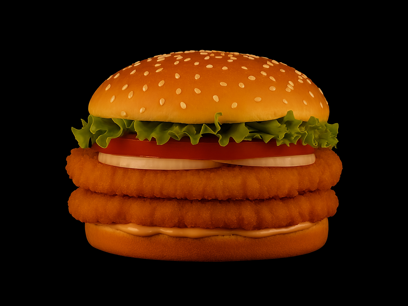 #32 Double Patty Fish Sandwich Combo W/fries a can soda