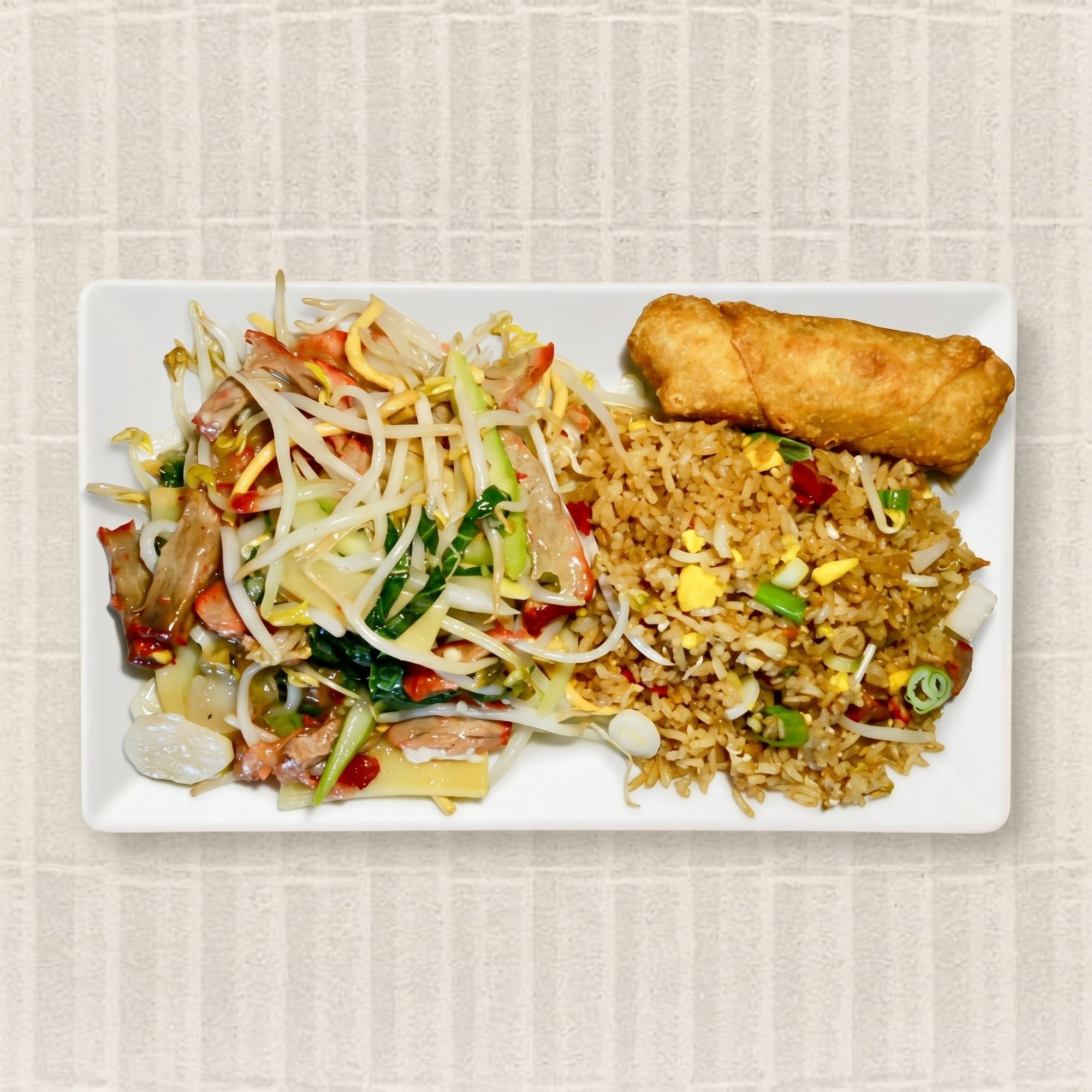 1. Pork Chow Mein Platter
