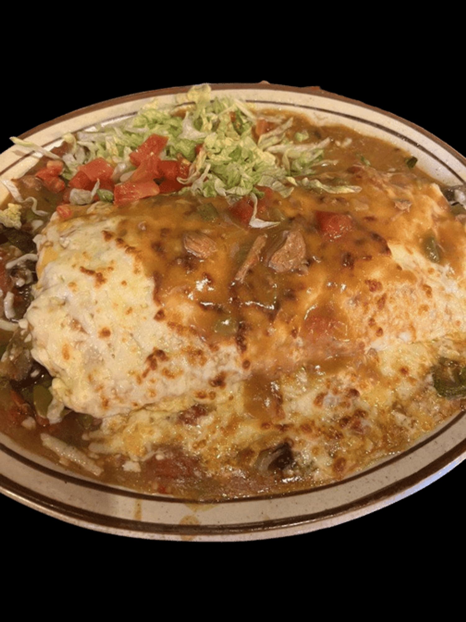 Monster Fajita Burrito