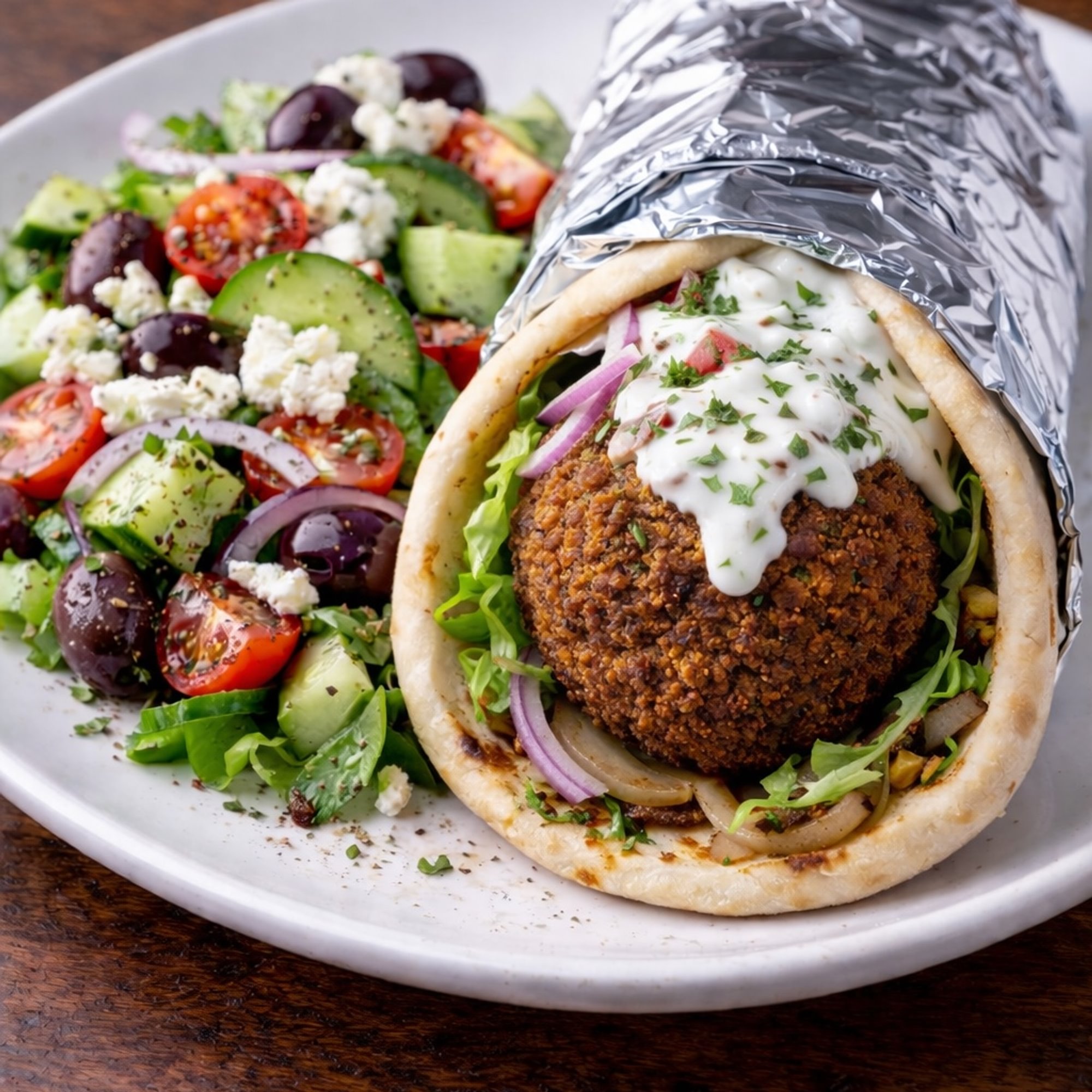 Falafel Pita (Hot)