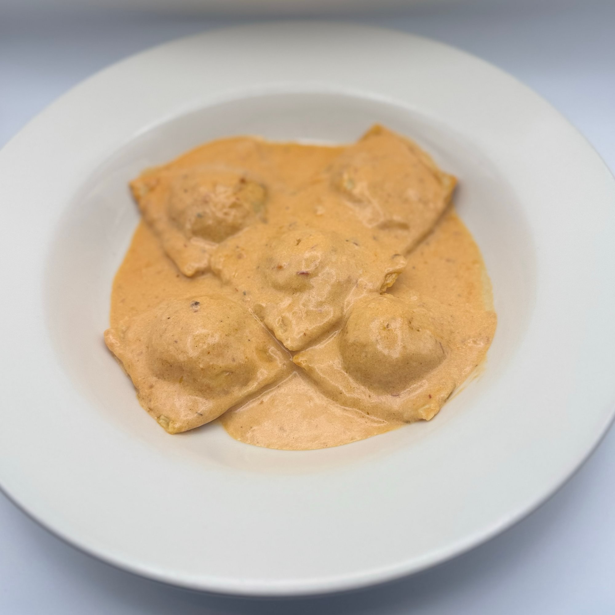 Salmon Ravioli Alla Vodka Pasta