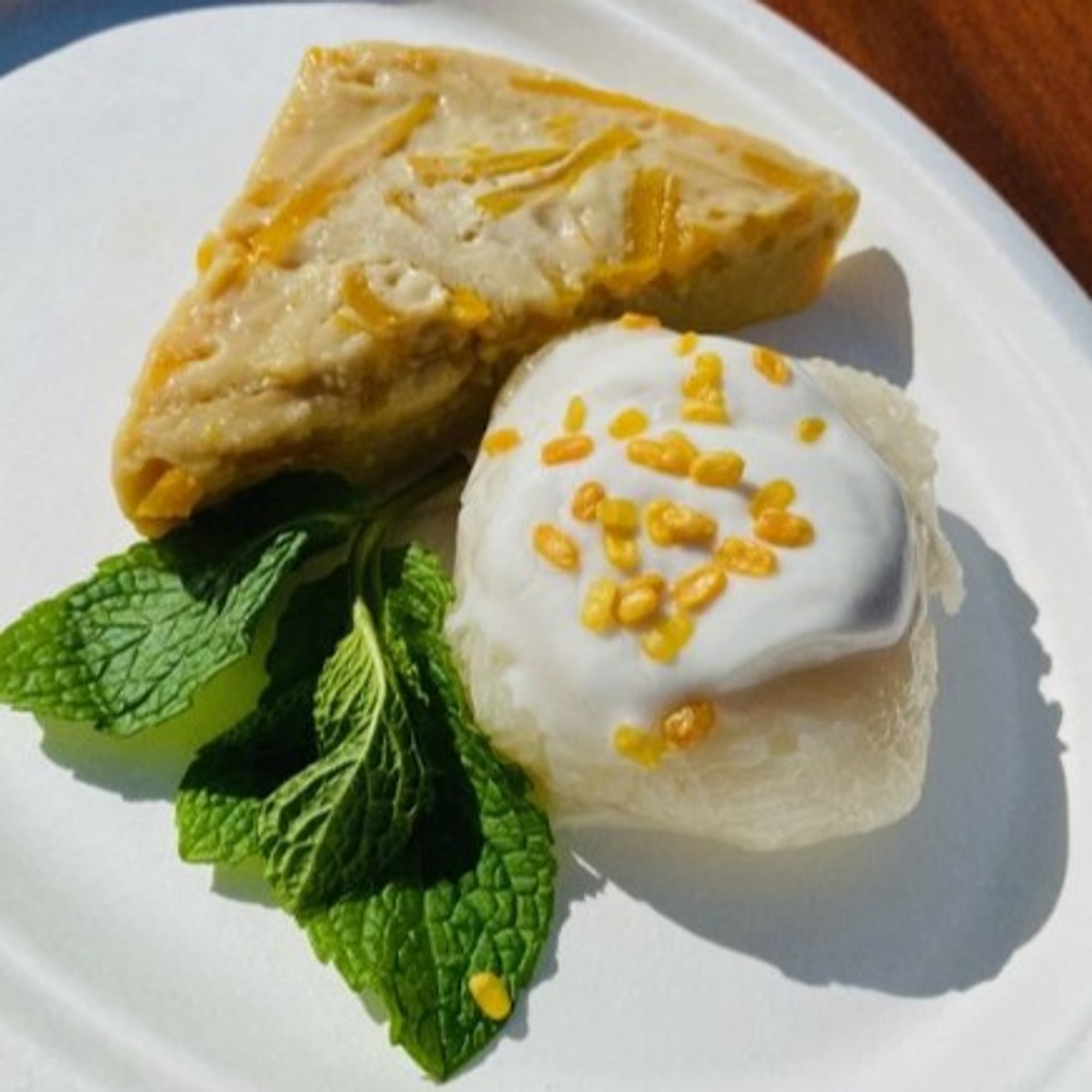 Taro Custard with Coconut Sticky Rice