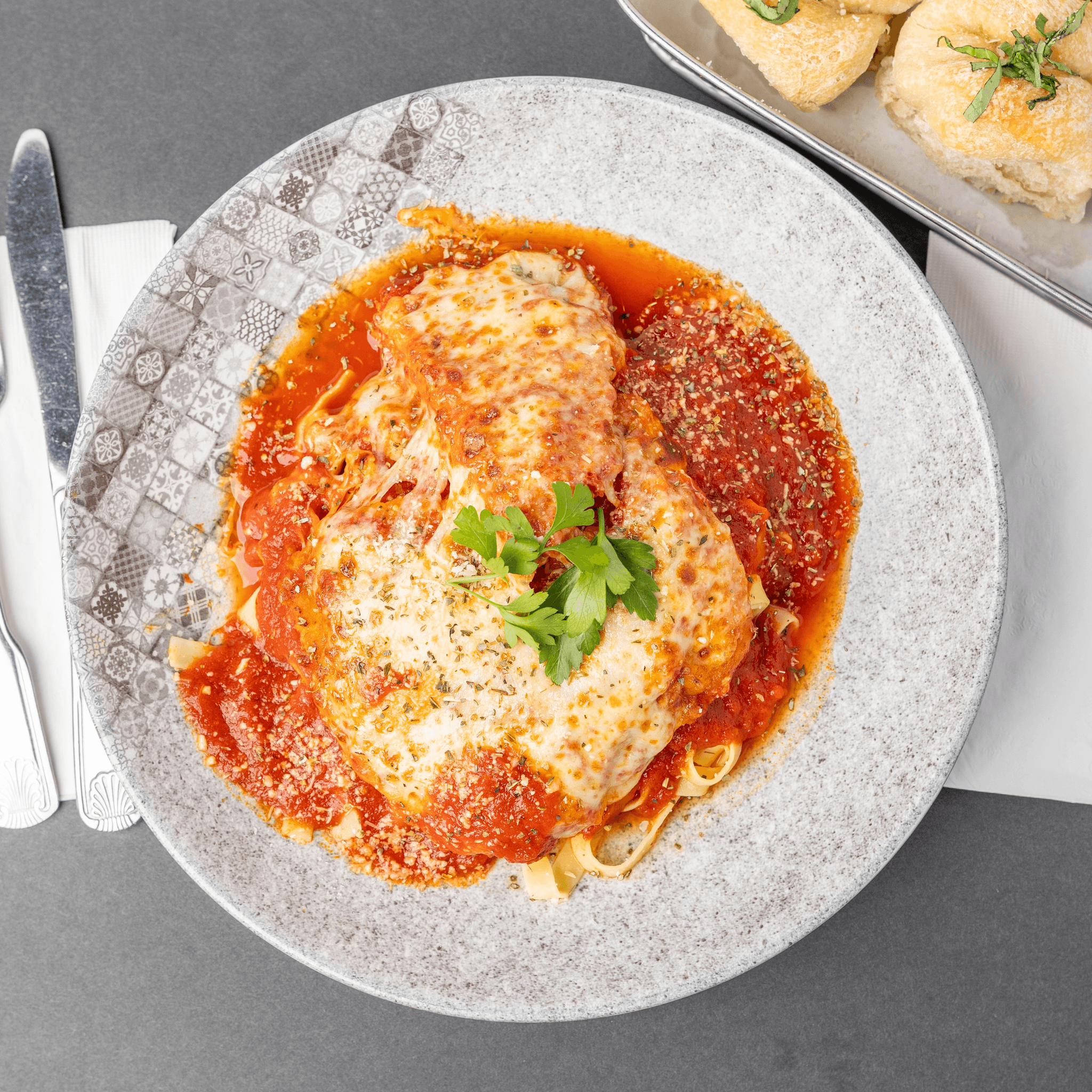 Chicken Cutlet Parmigiana