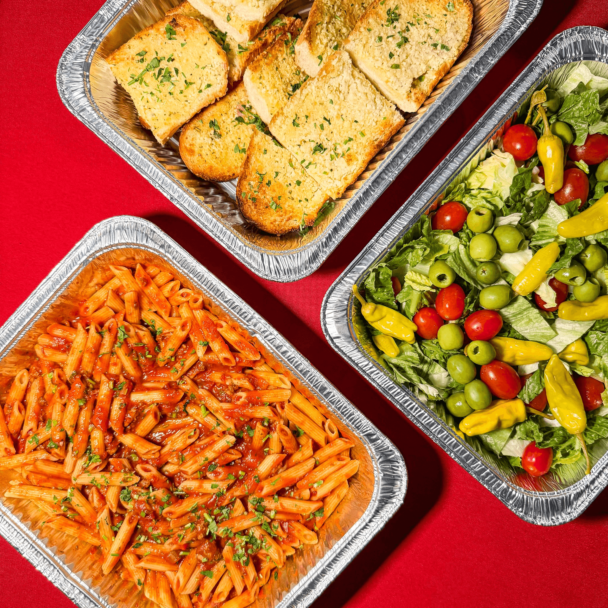 Half Tray Penne w/ Meat Sauce