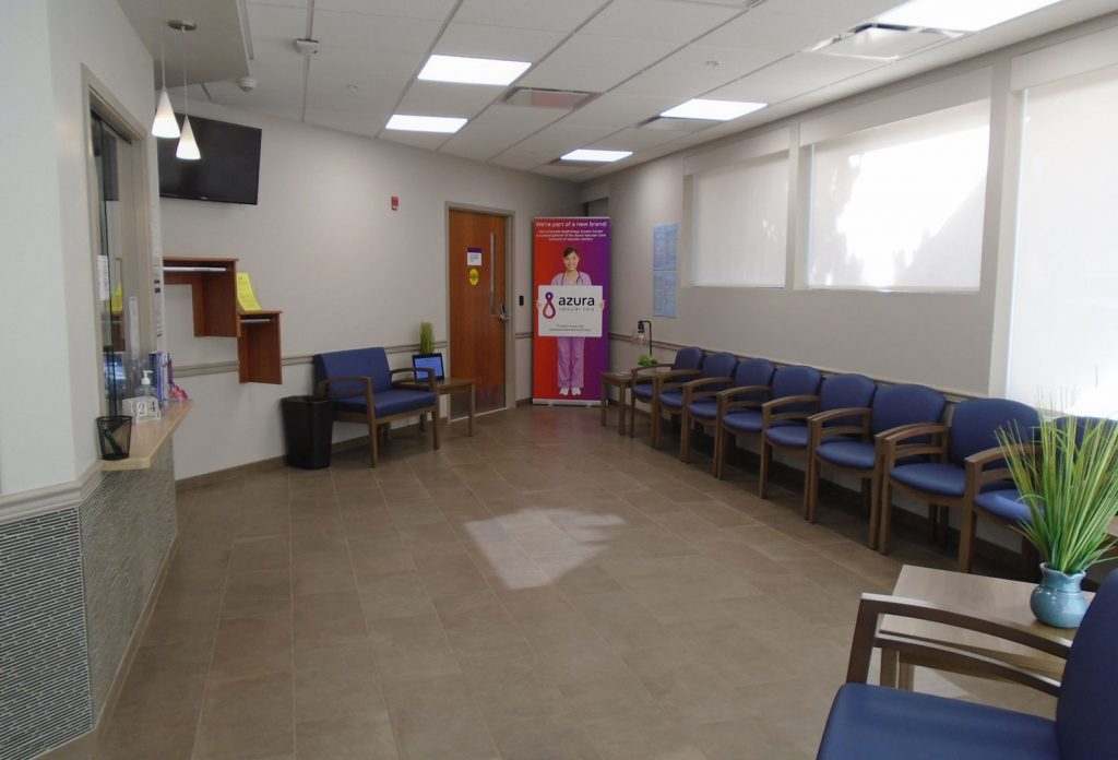 The lobby of Sierra Nevada Nephrology Access Center