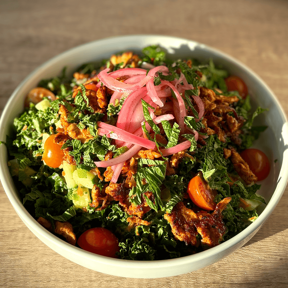 Crispy Rice & Chicken Salad
