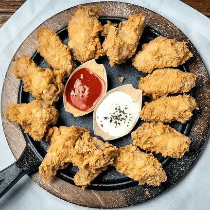 Fried Chicken Wings Cut