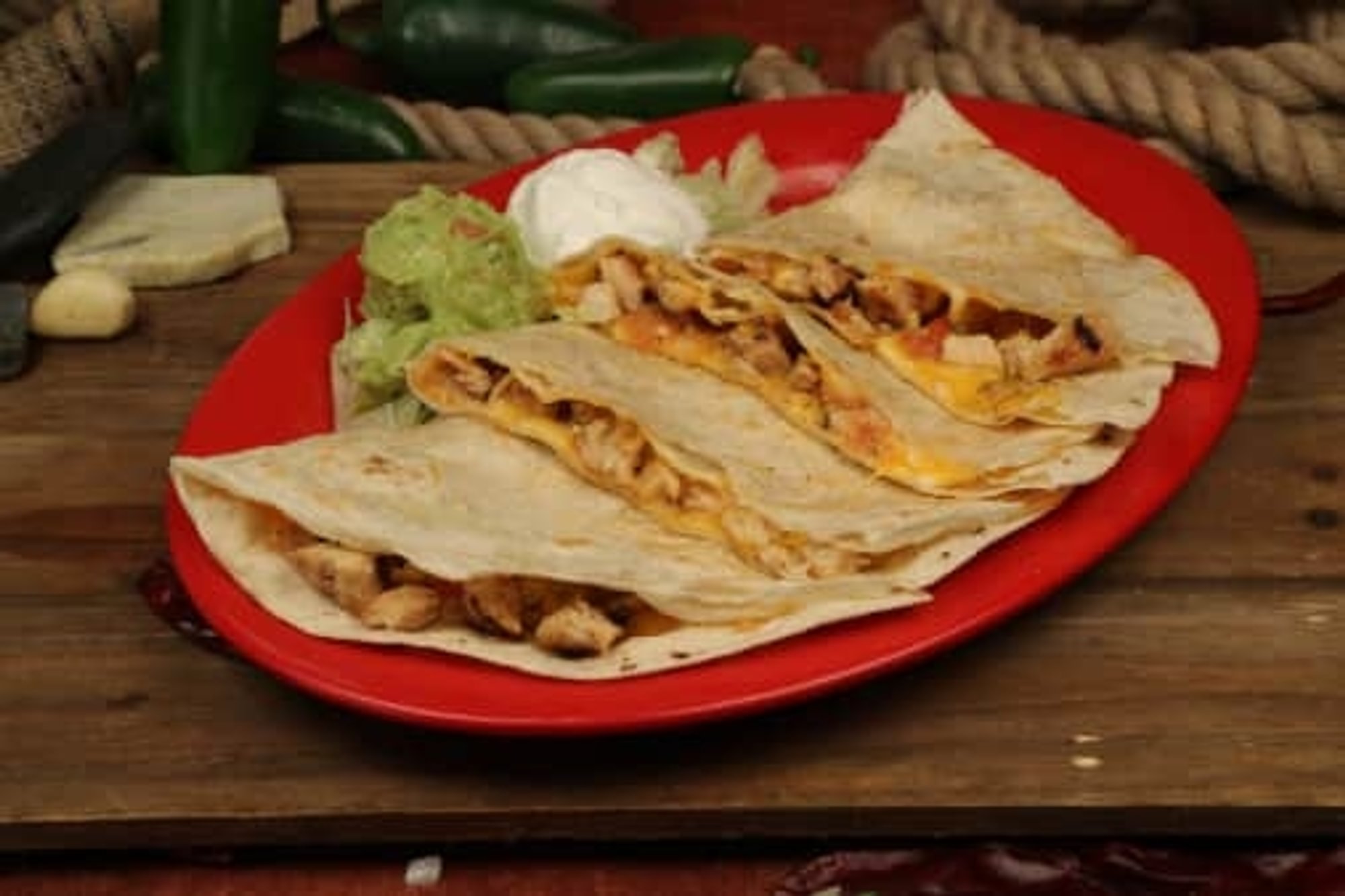 Pollo Asado Quesadilla