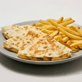 Cheese quesadilla +Fries