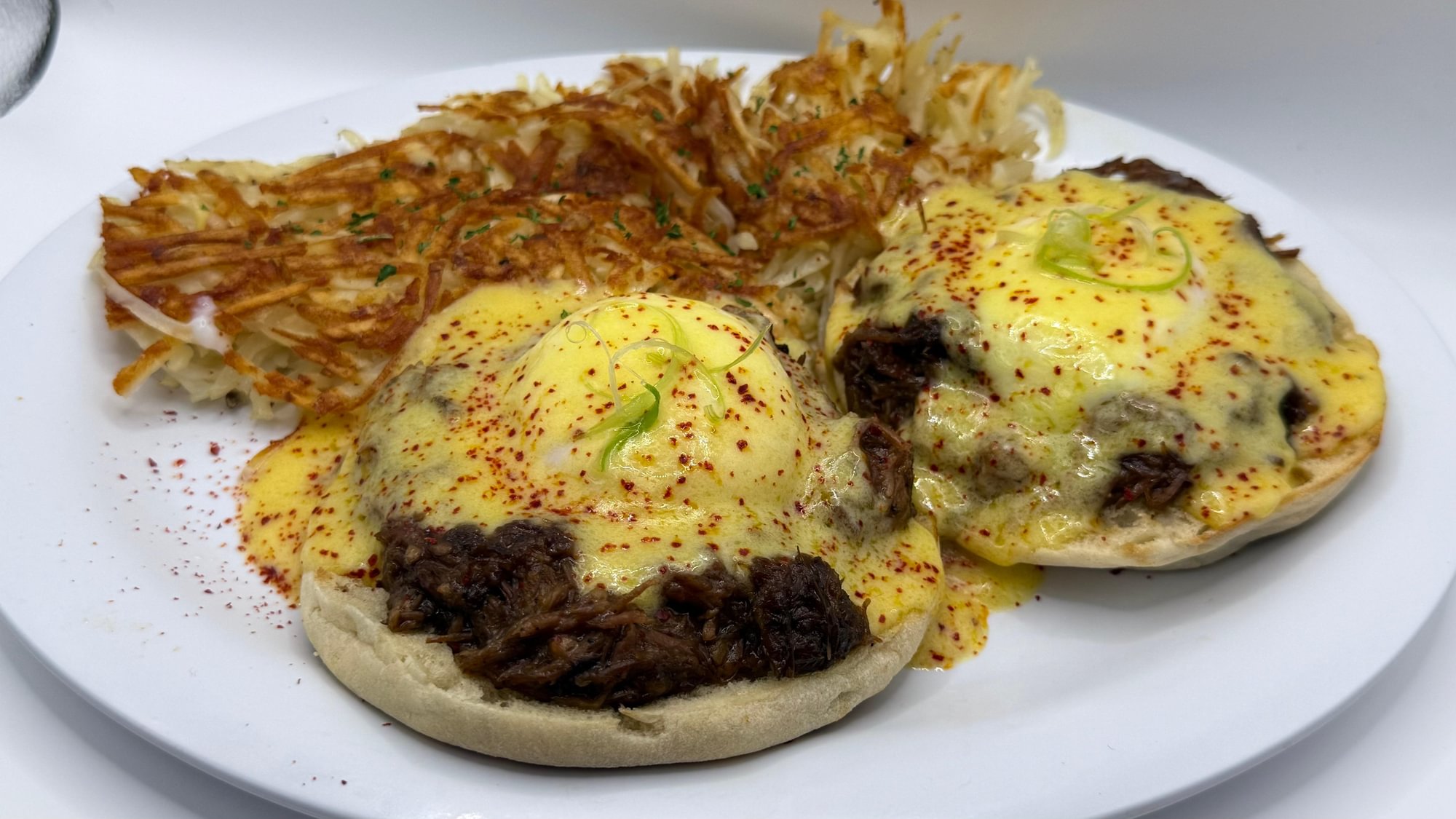Kalbi Jjim Eggs Benedict