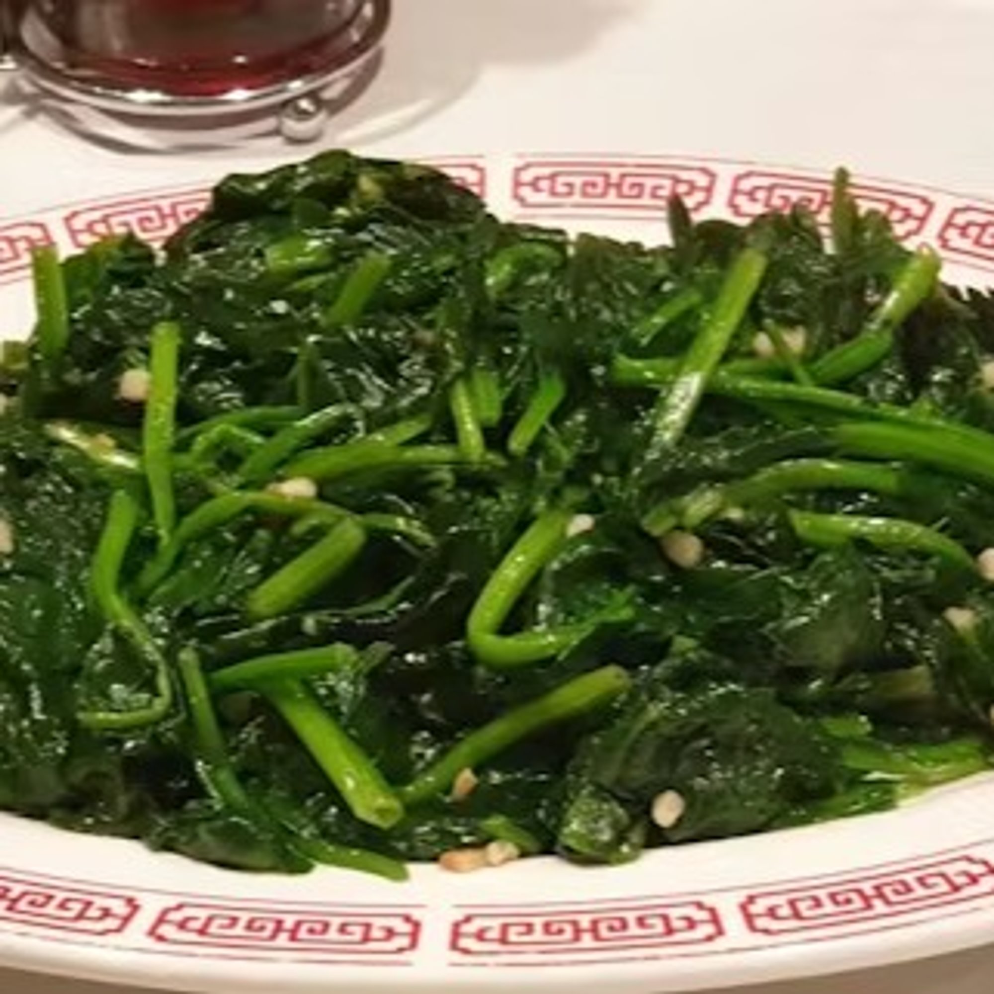 Wok Fried Spinach with Garlic / 清炒菠菜