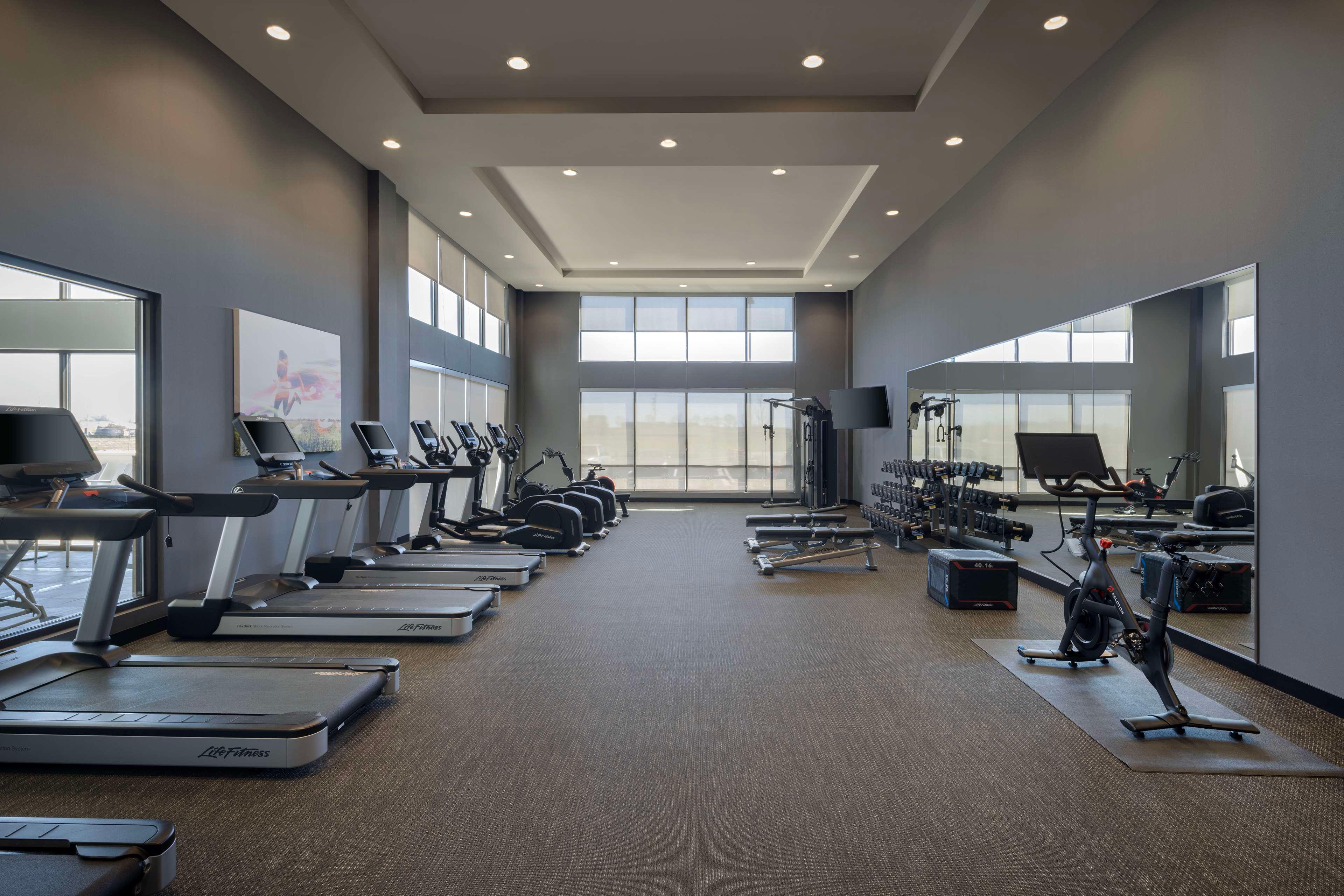 Health club  fitness center  gym