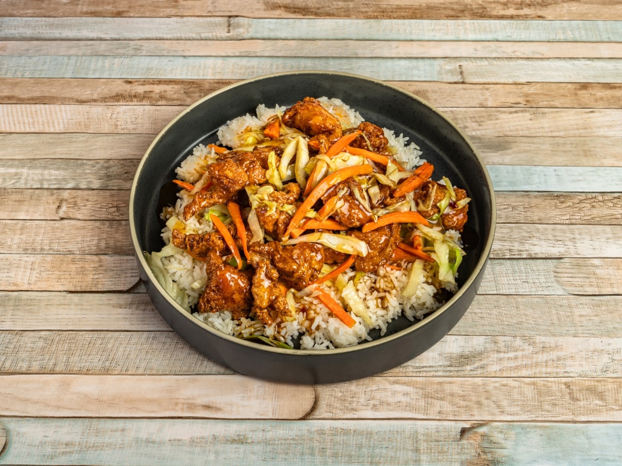 Orange Chicken Rice Bowl