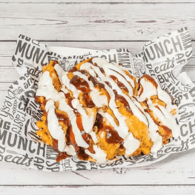 Loaded Honey Waffle Fries