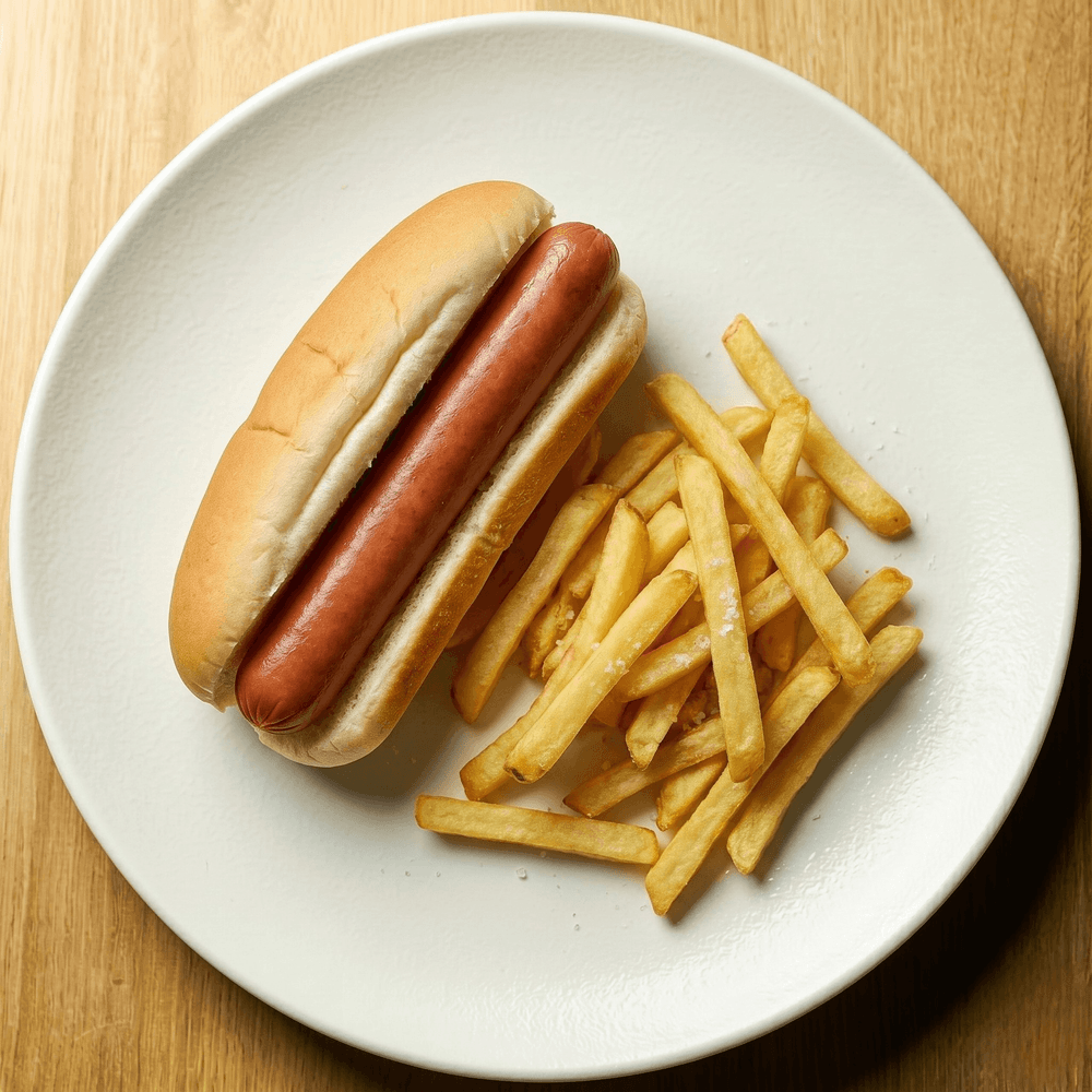 Kid's Hot Dog and Fries