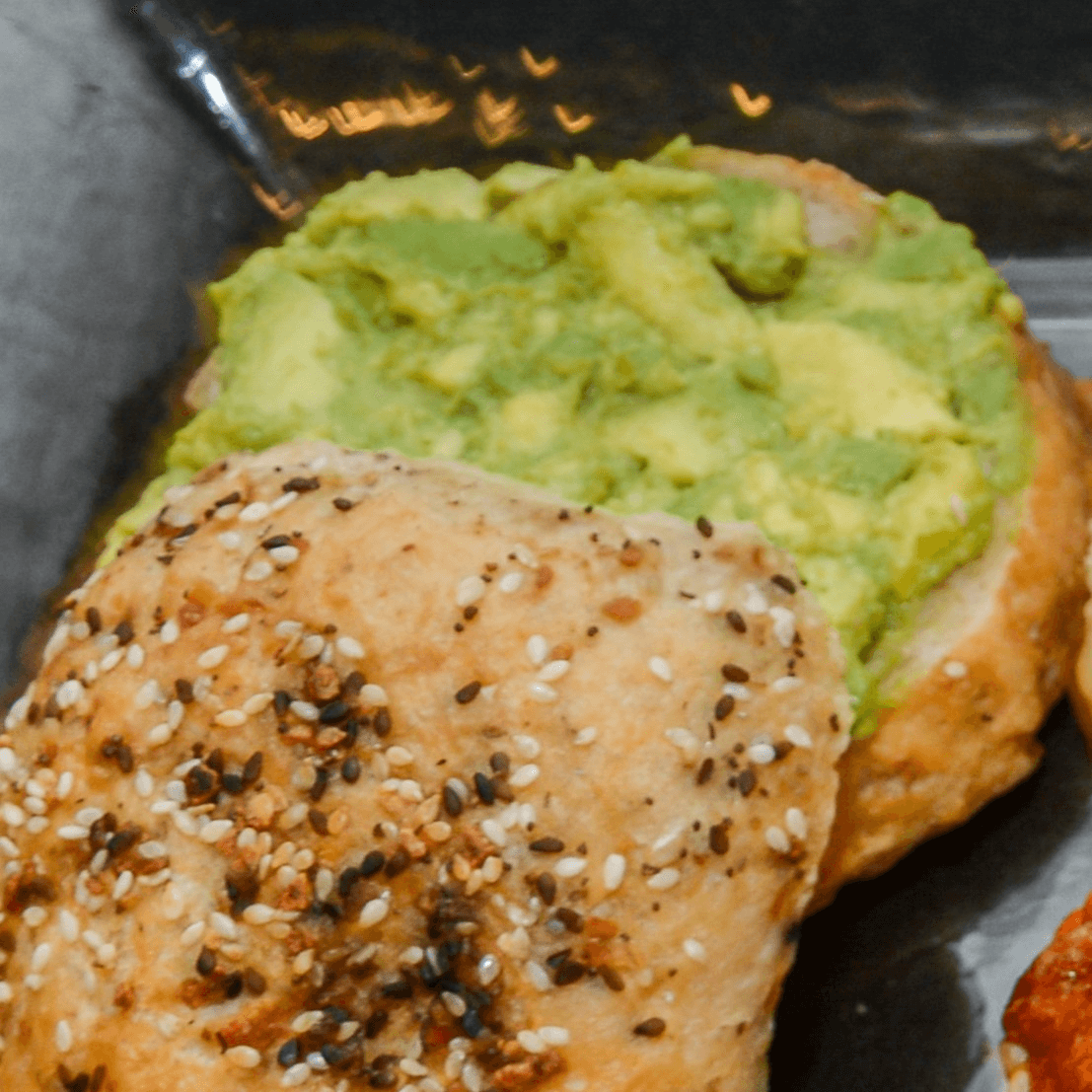 Roasted Garlic Rosemary Bagel