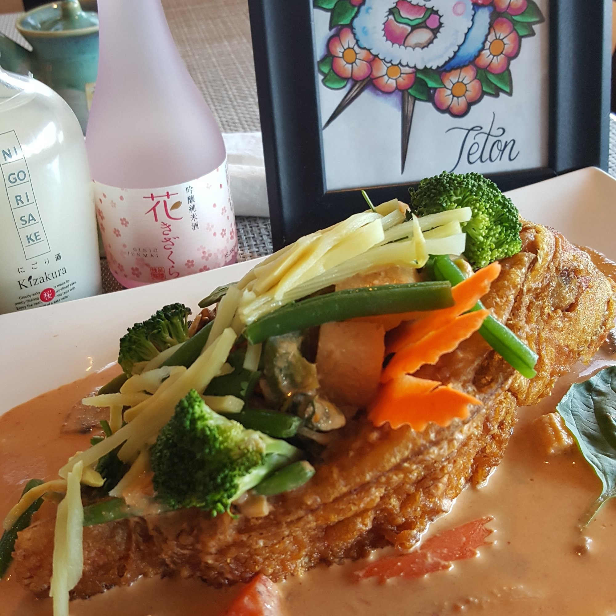Whole Crispy Red Snapper