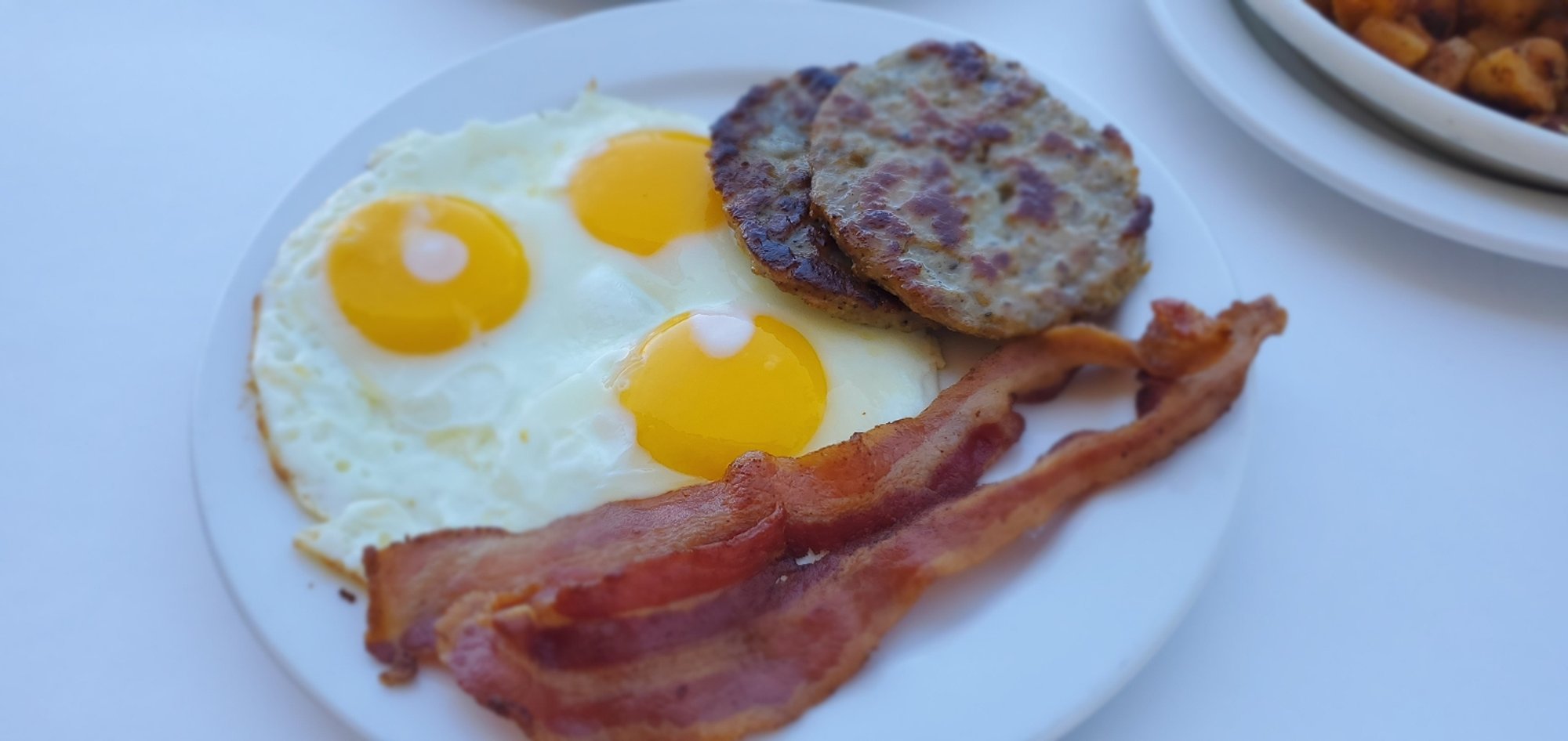 Bacon, Sausage & 2 Eggs