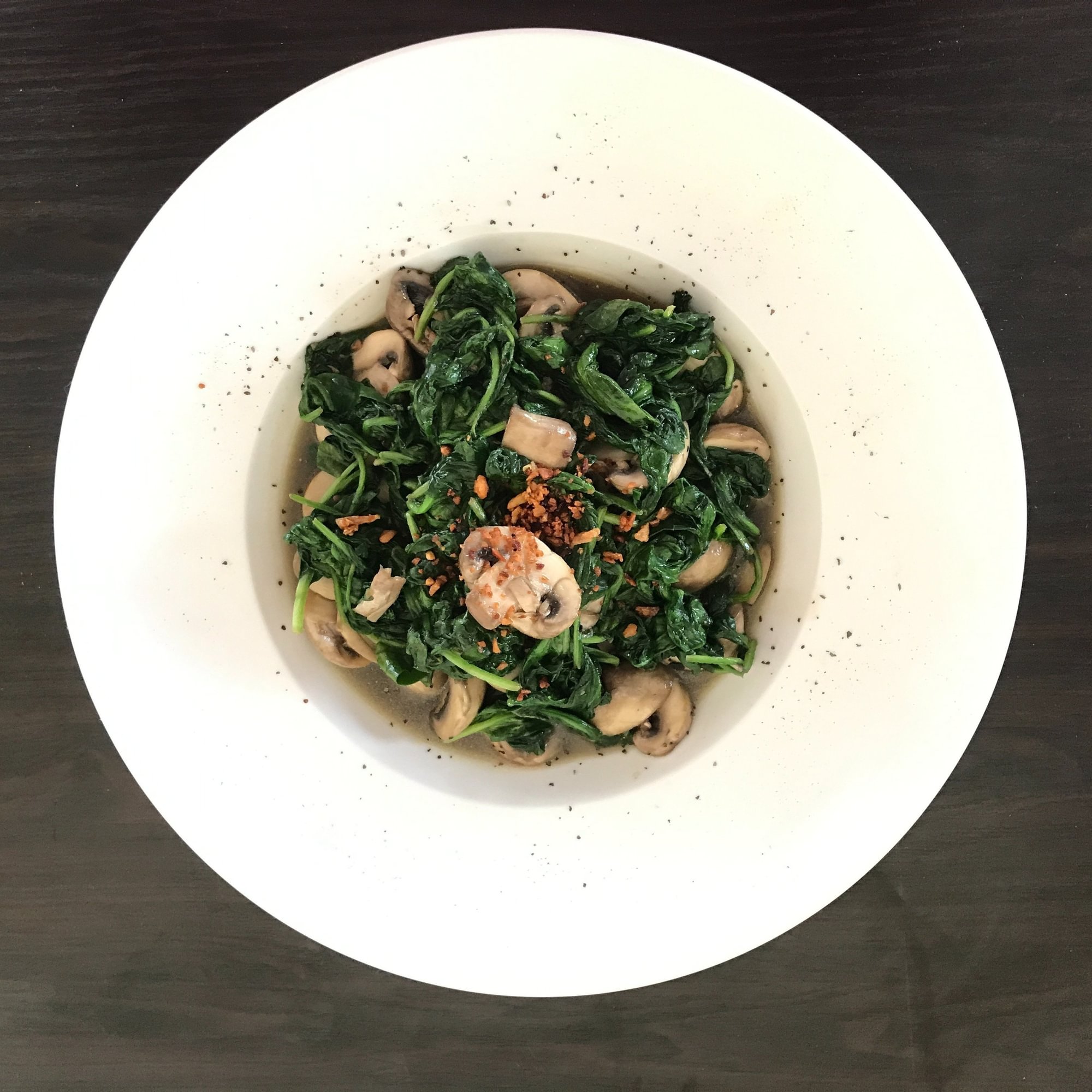 Spinach Mushroom