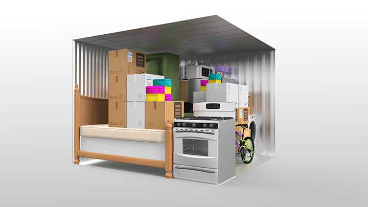 100 sq ft unit