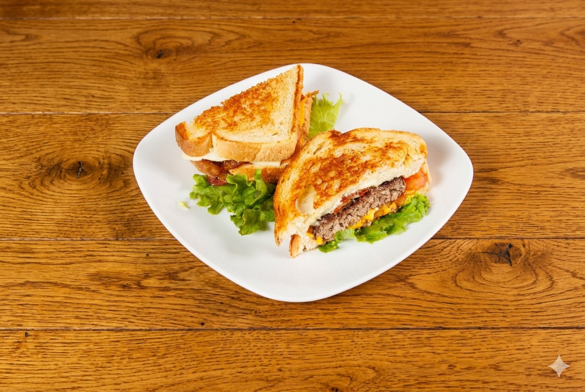 Grilled Cheese Burger @