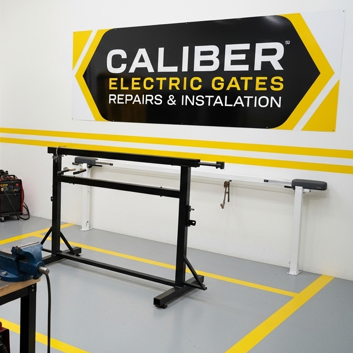 Caliber Electric Gates Repairs &amp; Installation Logo