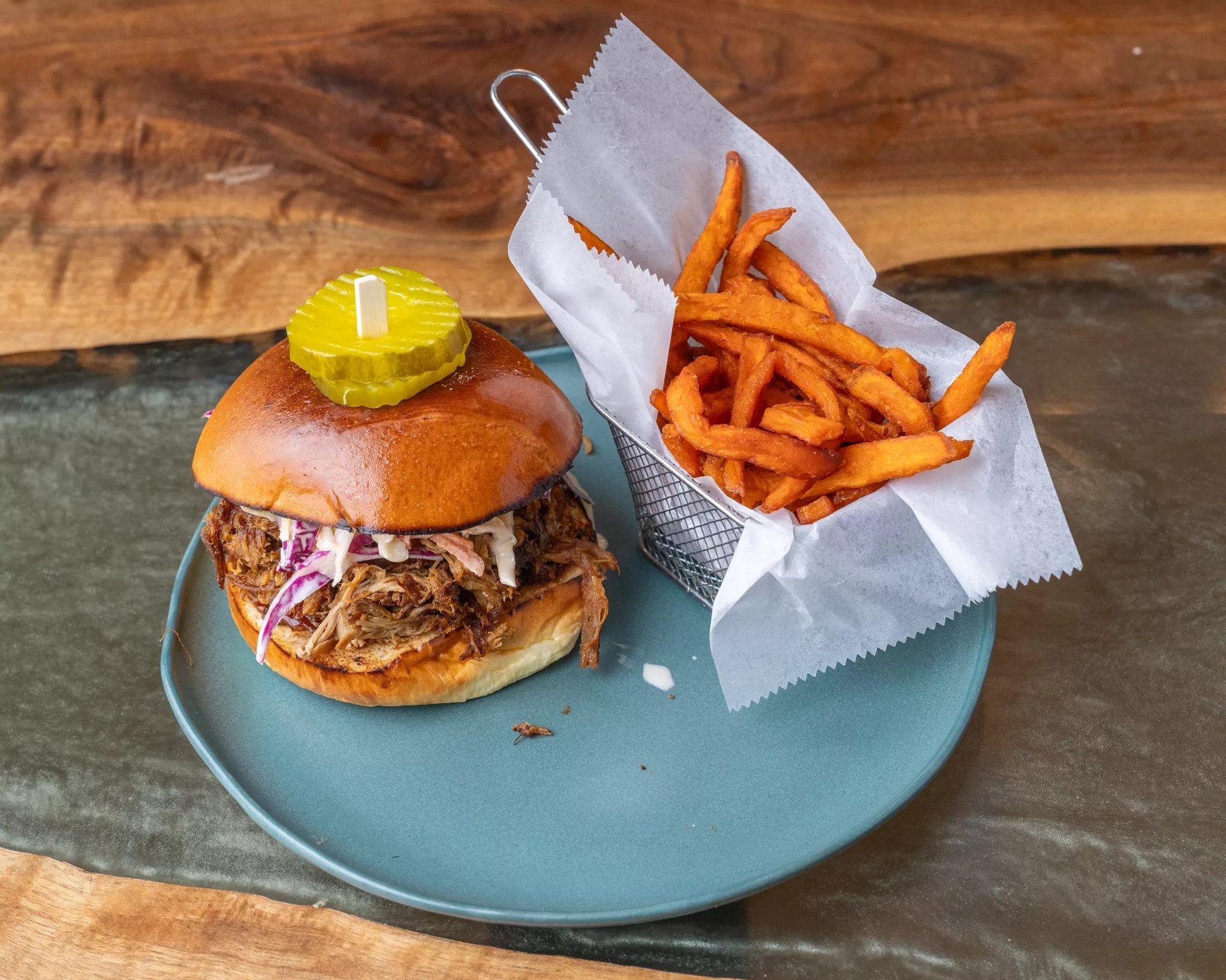 BBQ Pulled Pork Sandwich