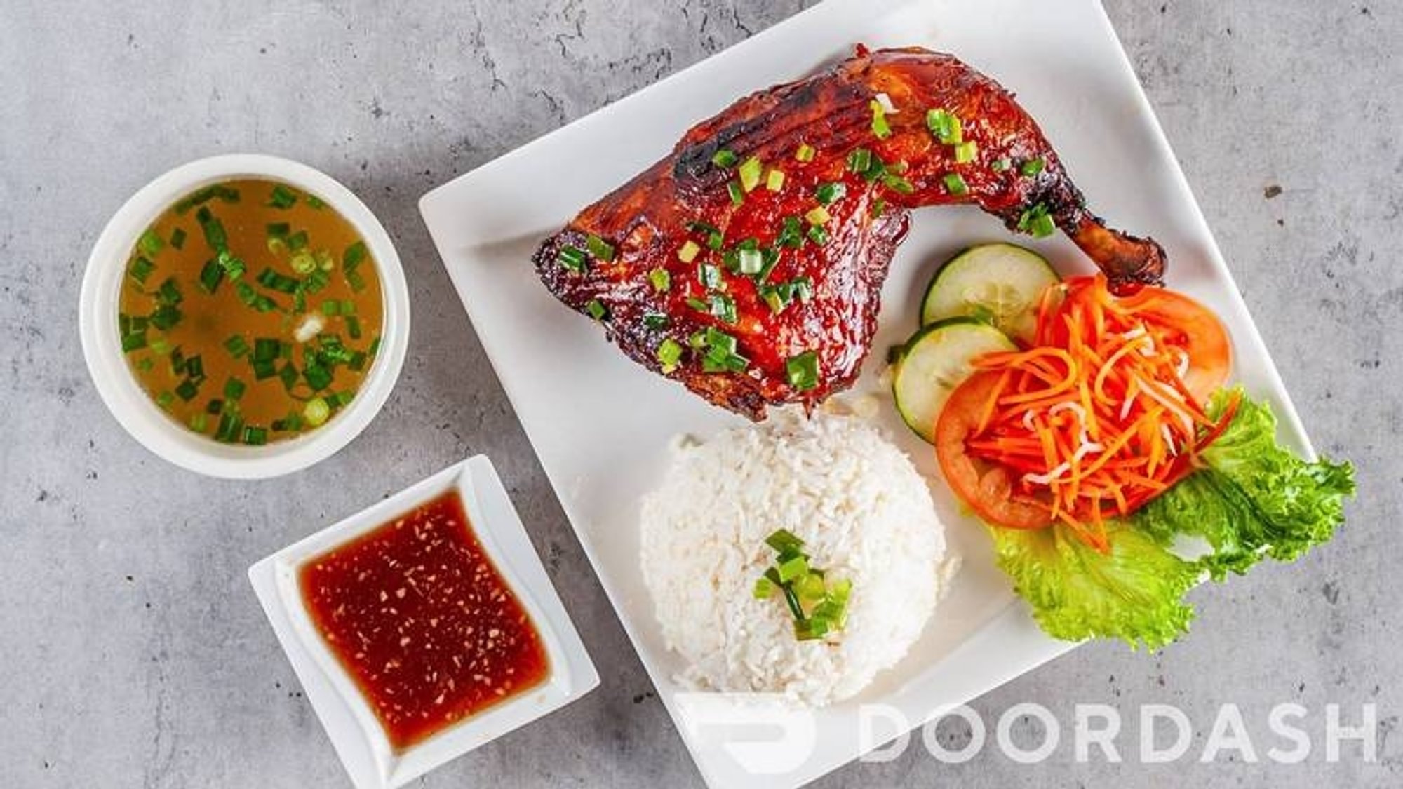 Roast Chicken Rice Dish