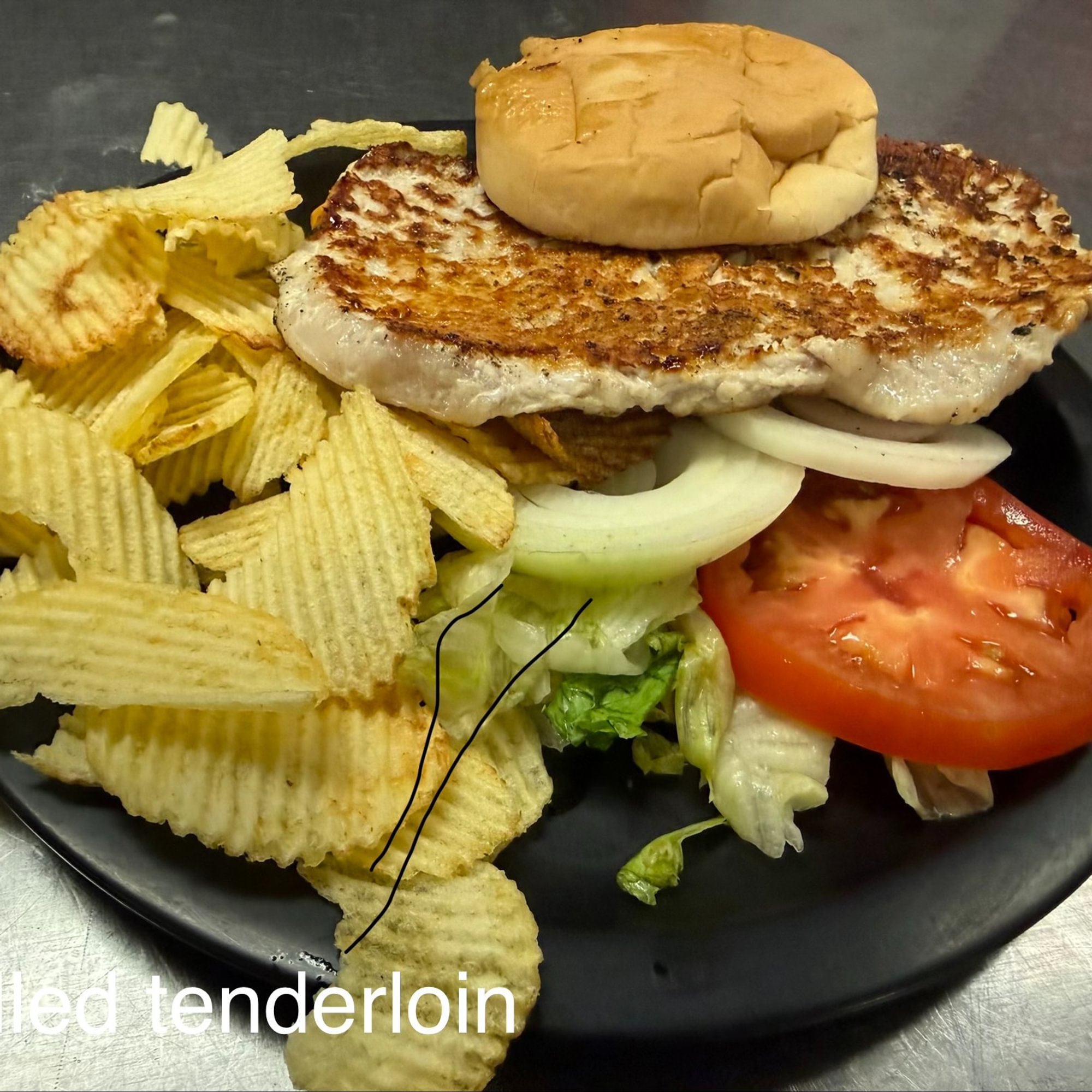 Grilled Tenderloin Sandwich