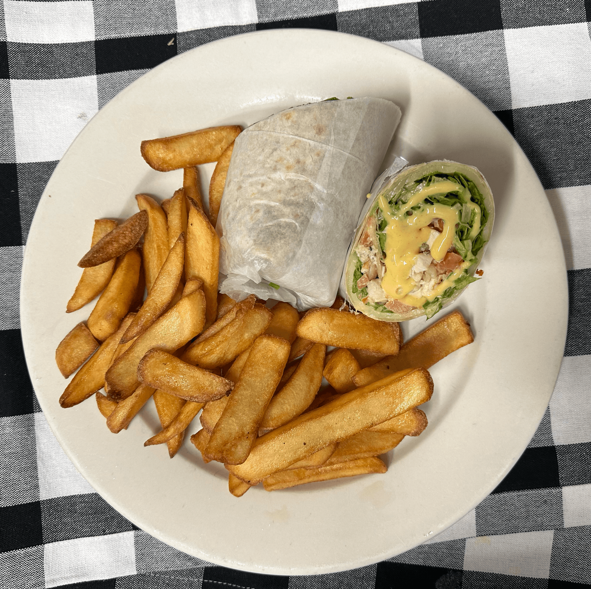 Honey Mustard Chicken Wrap