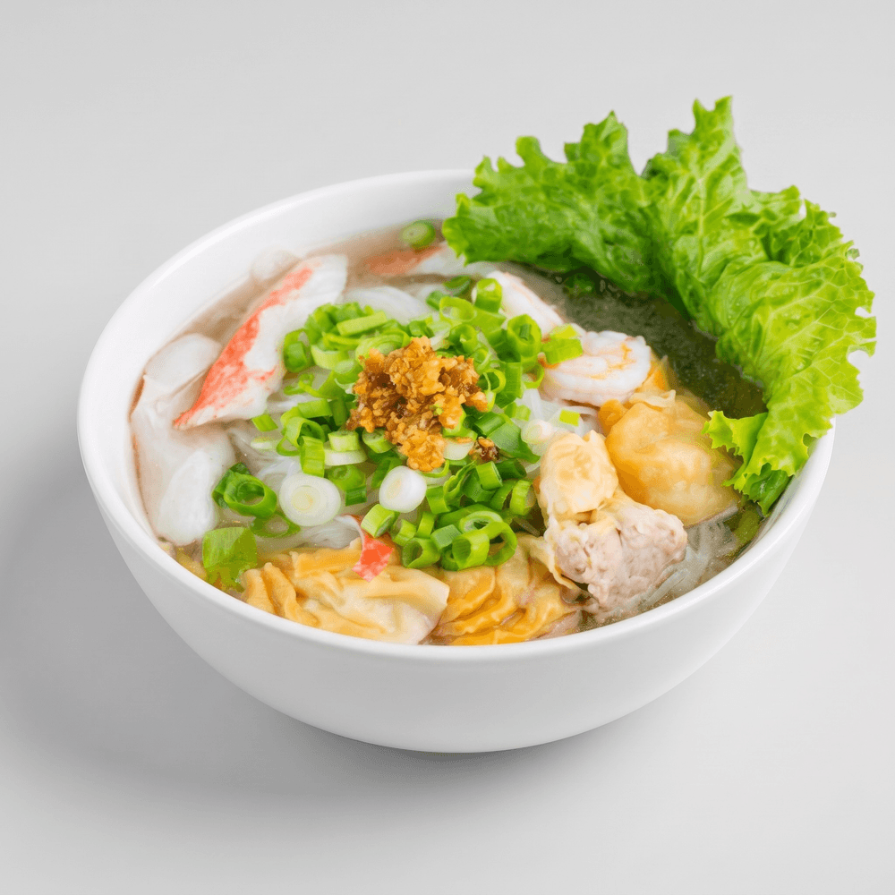 22. House Special Wonton Rice or Egg Noodle Soup
