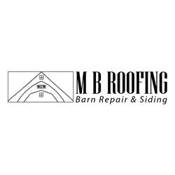 M B Roofing Barn Repair &amp; Siding Logo