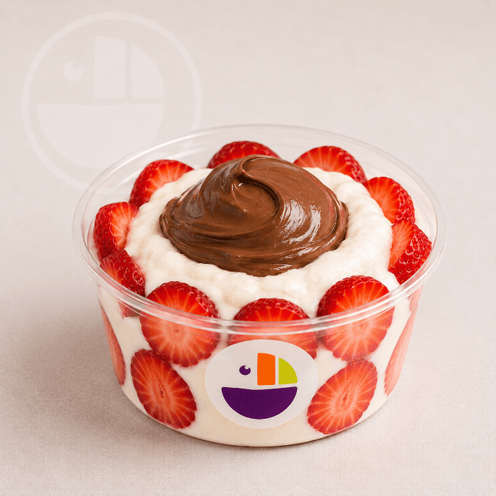 Strawberries & Cream with Nutella